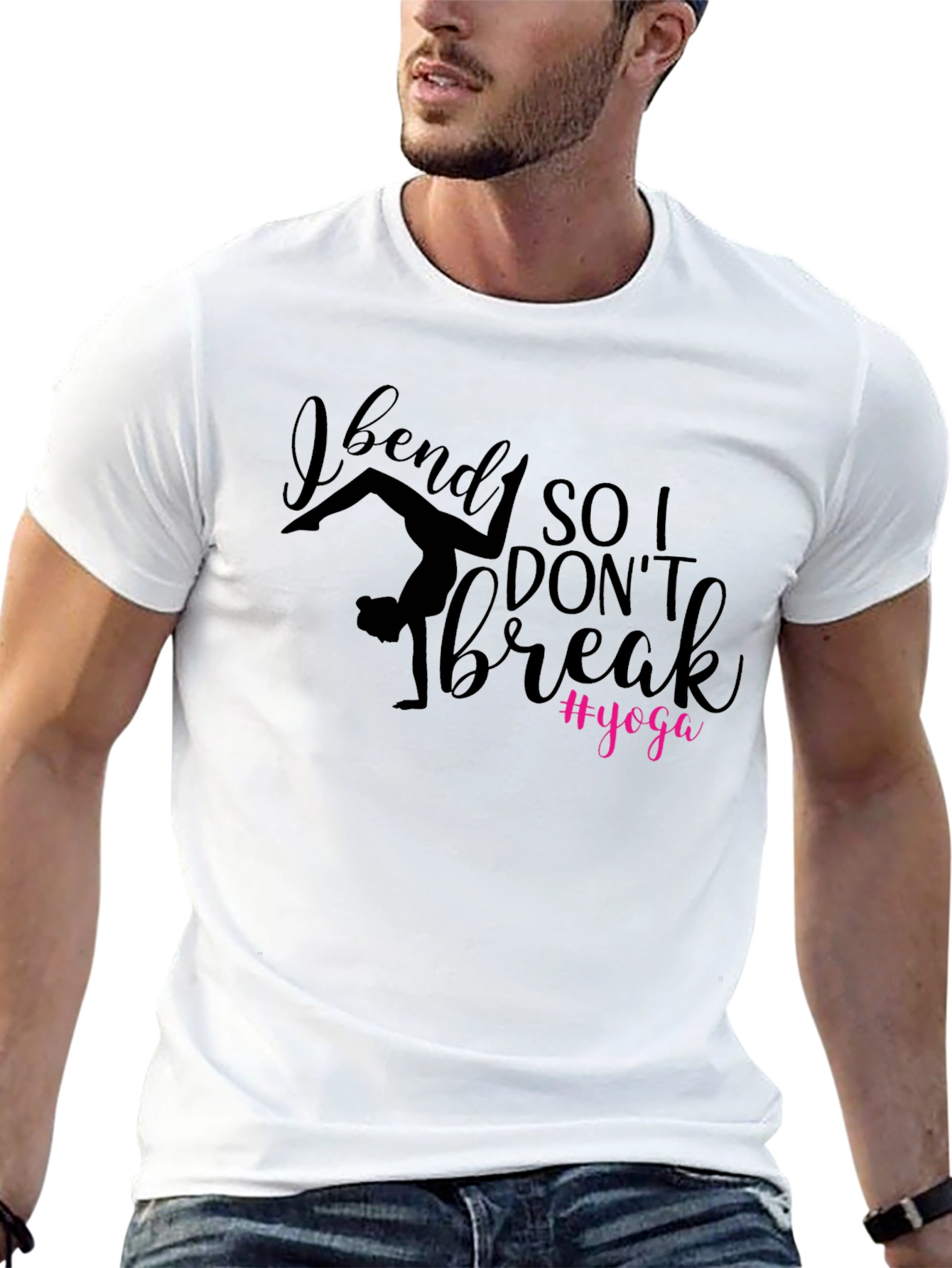 I Bend So I Dont Break Yoga Tee