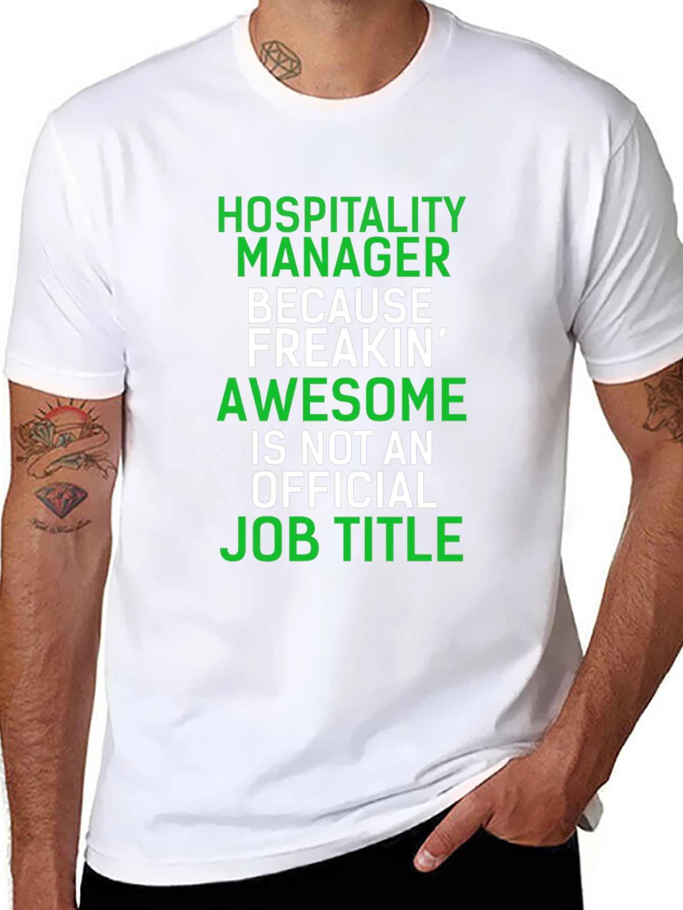 Hospitality Manager Awesome Job Title T-Shirt