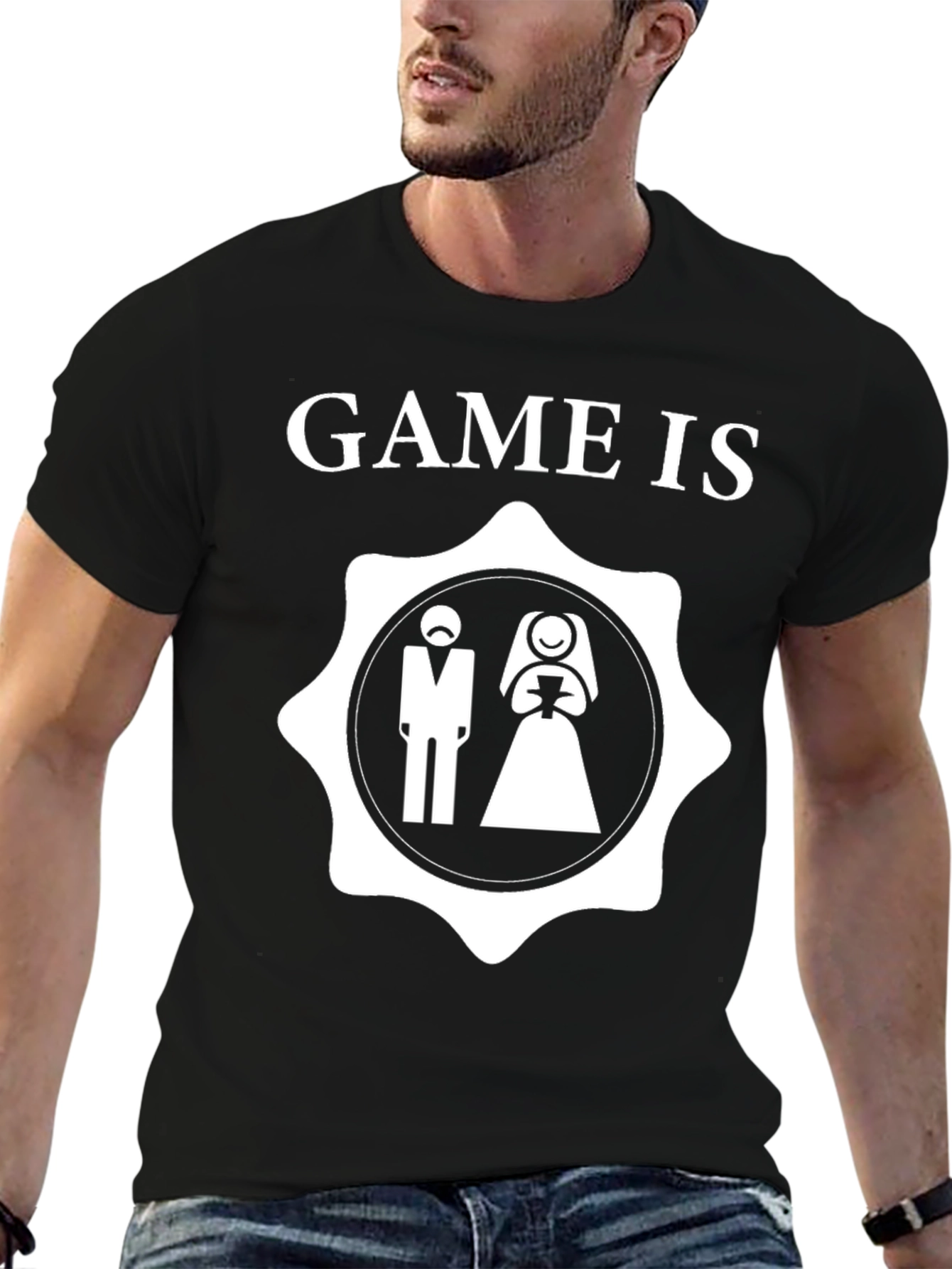 Game Is Over Groom and Bride T-Shirt