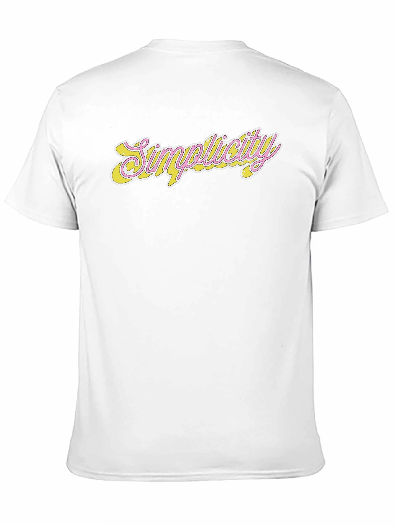 Simplicity Graphic Tee - Stylish Black Cotton Blend Shirt