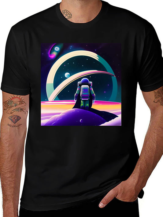 Astronaut Outer Space T-Shirt - Graphic Tee