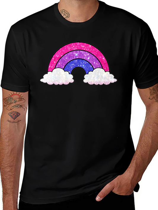Bisexual Pride Rainbow Graphic T-Shirt