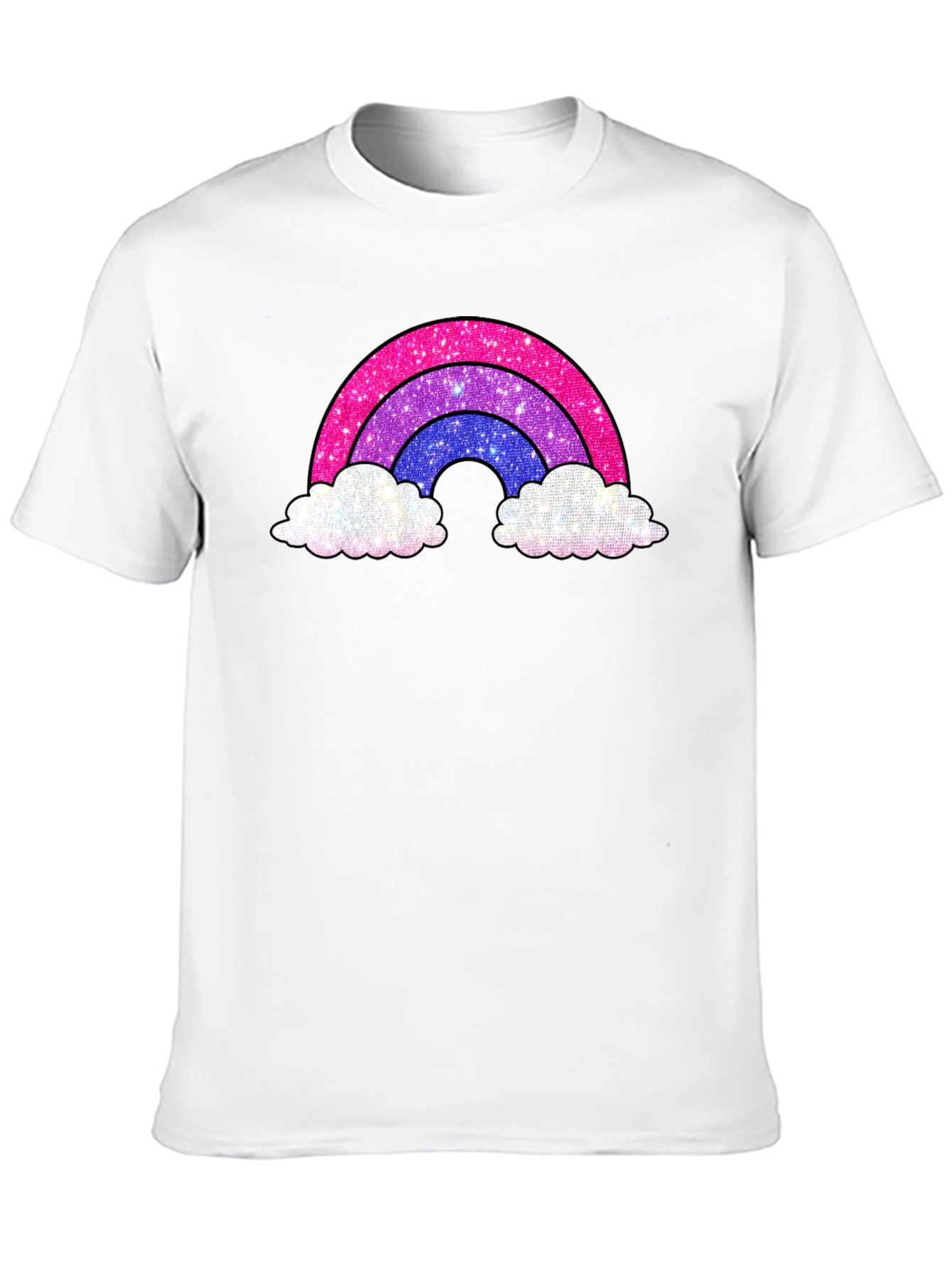 Bisexual Pride Rainbow Graphic T-Shirt