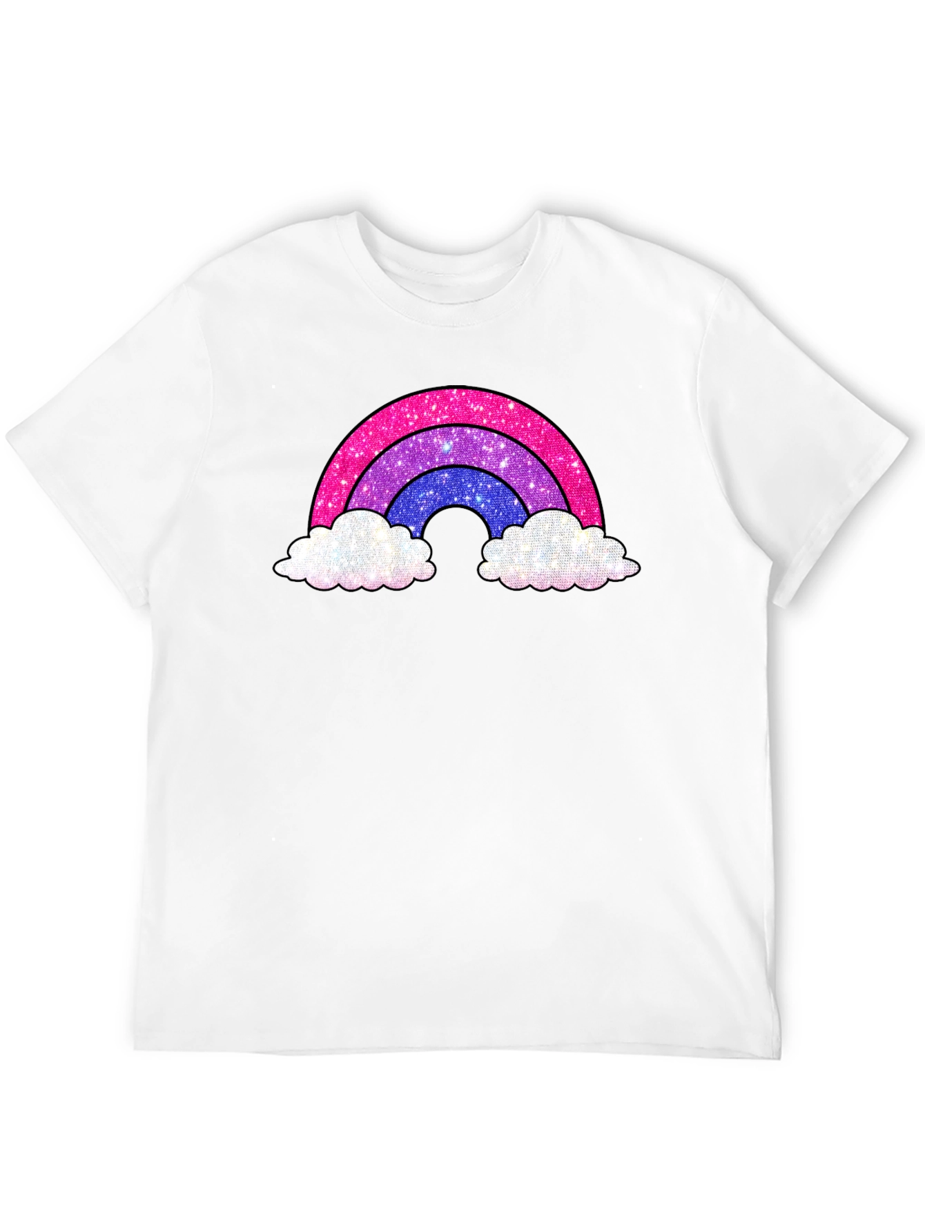 Bisexual Pride Rainbow Graphic T-Shirt