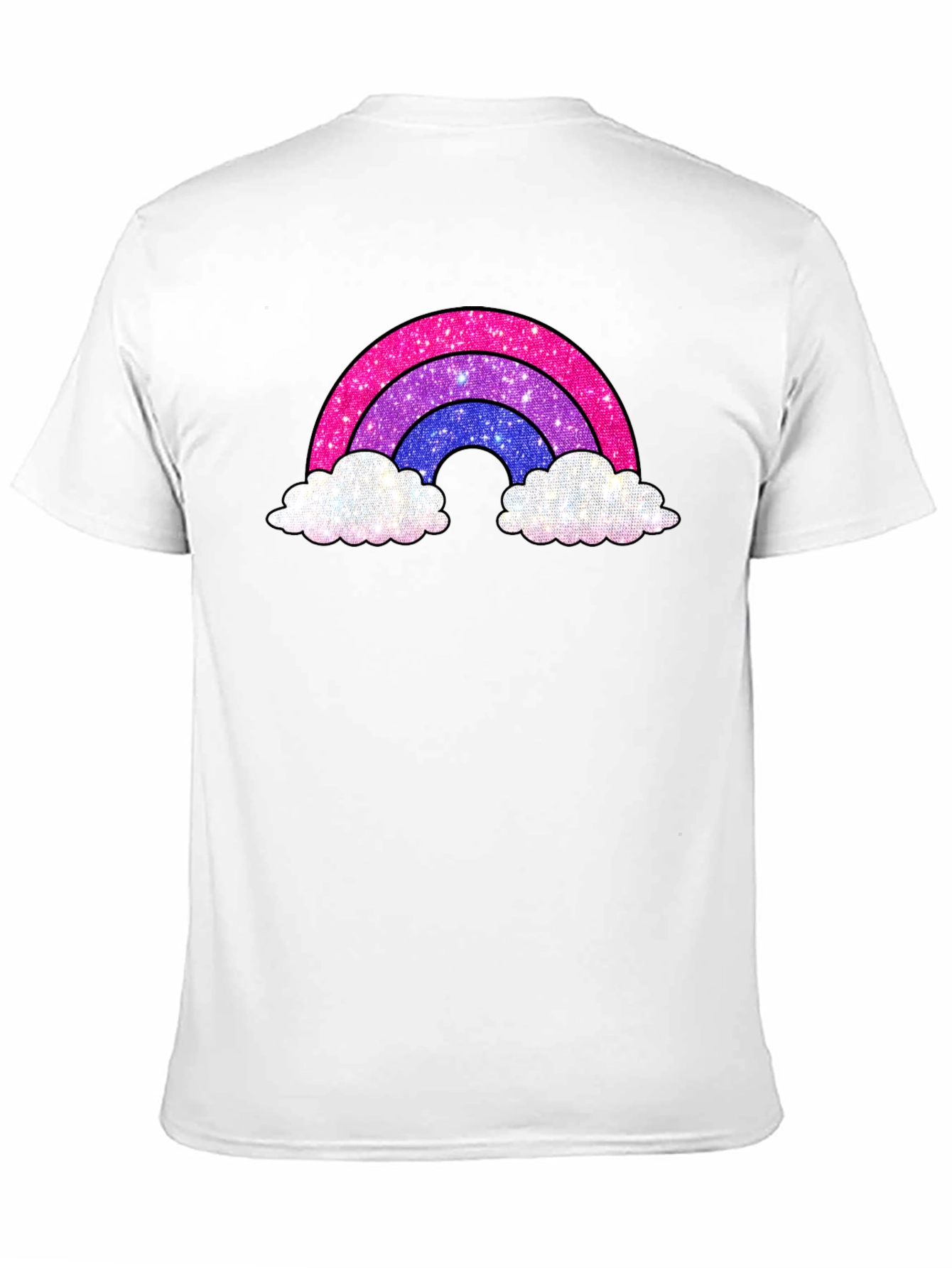 Bisexual Pride Rainbow Graphic T-Shirt