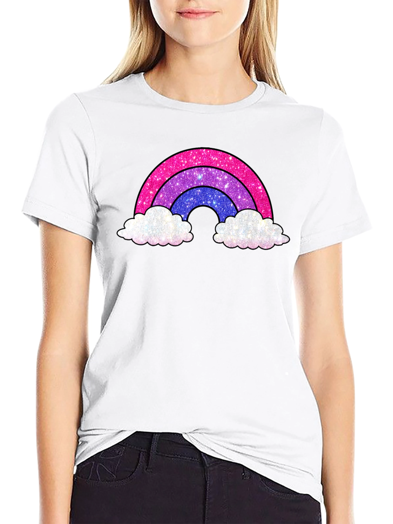 Bisexual Pride Rainbow Graphic T-Shirt