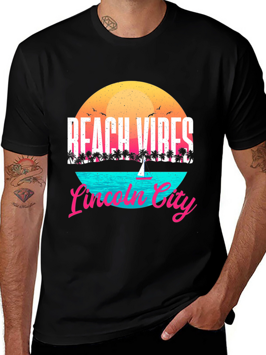 Beach Vibes Lincoln City T-Shirt