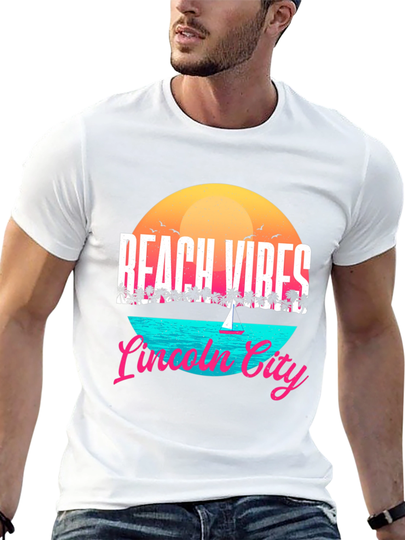 Beach Vibes Lincoln City T-Shirt