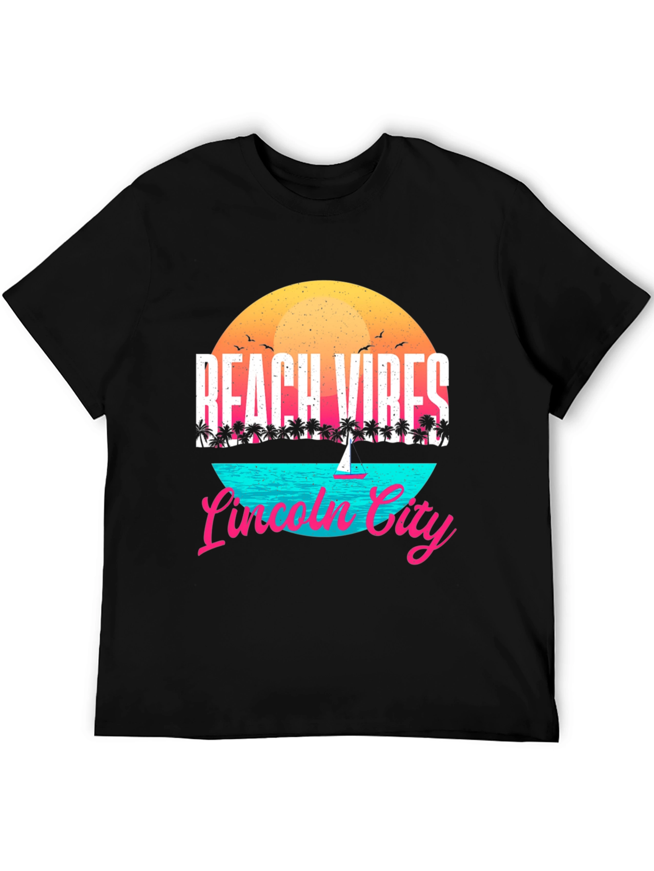 Beach Vibes Lincoln City T-Shirt
