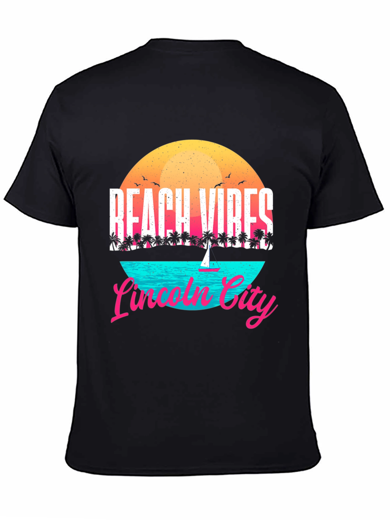 Beach Vibes Lincoln City T-Shirt