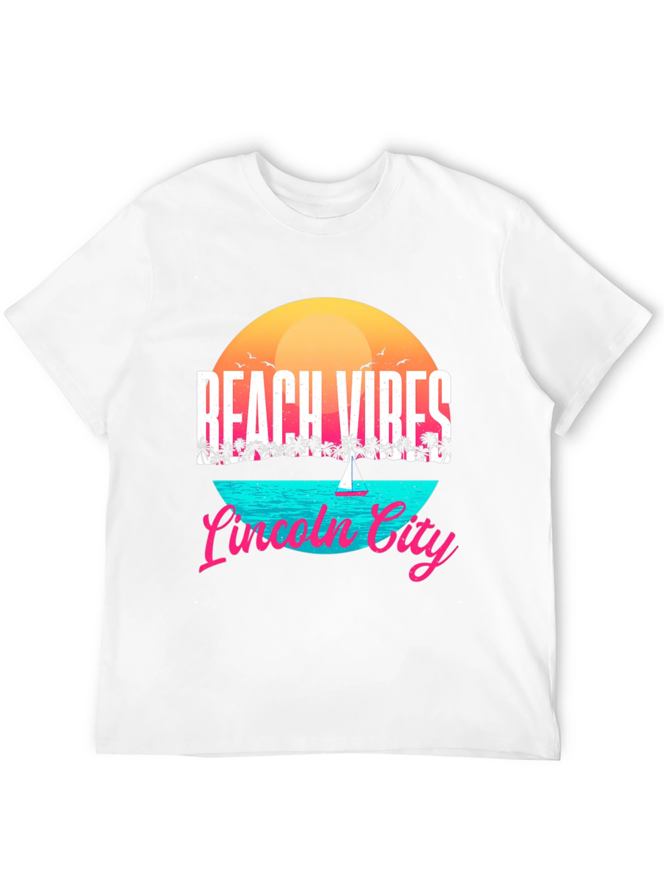 Beach Vibes Lincoln City T-Shirt