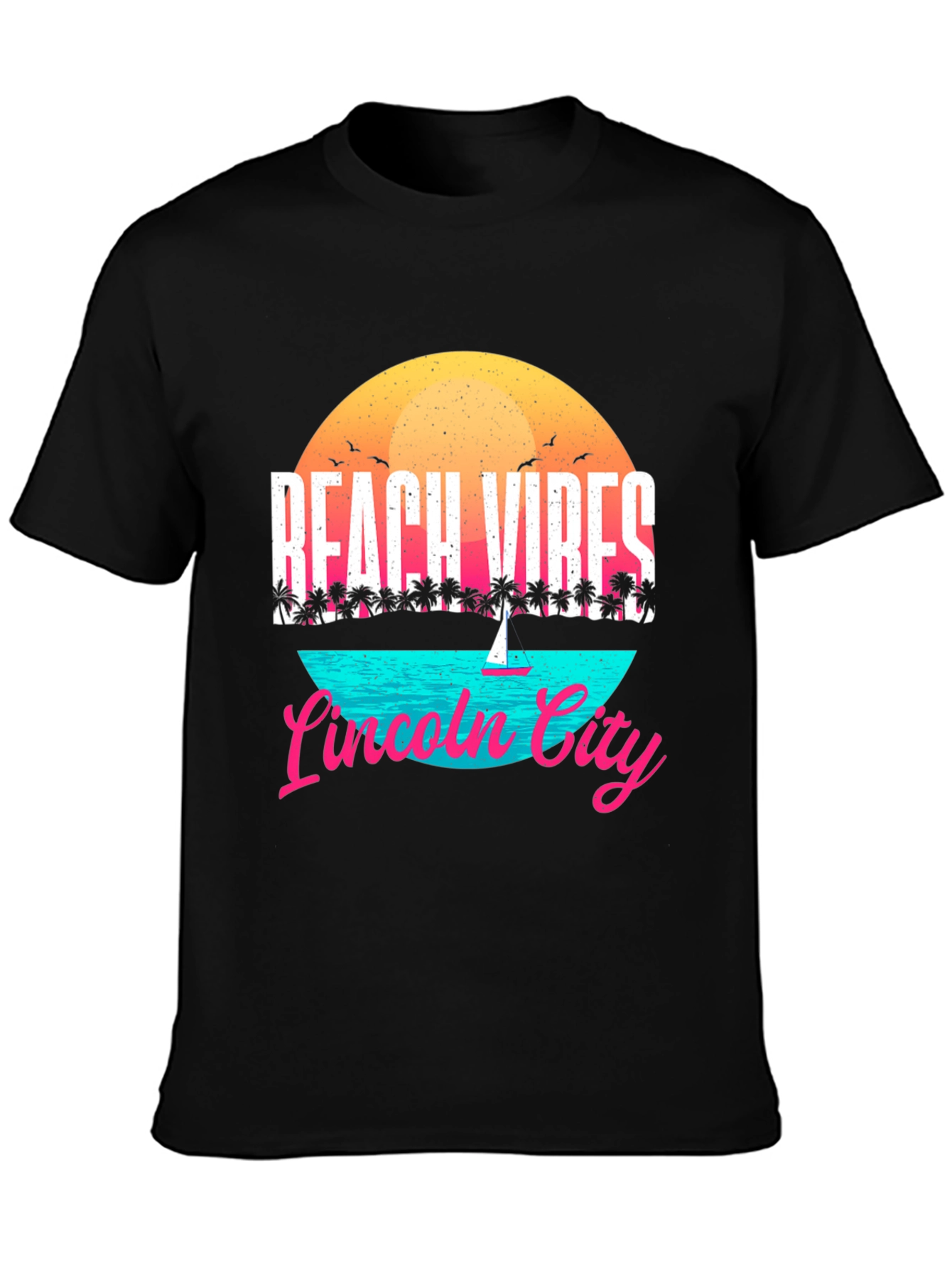 Beach Vibes Lincoln City T-Shirt
