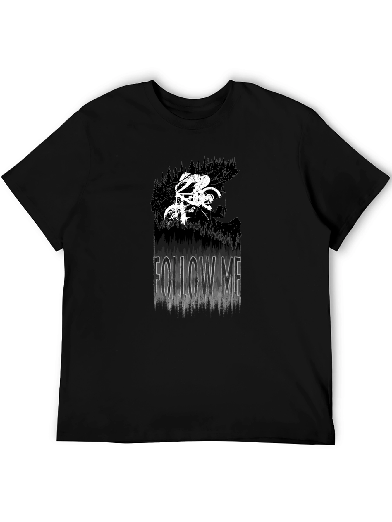 Follow Me Mountain Biker Graphic Tee