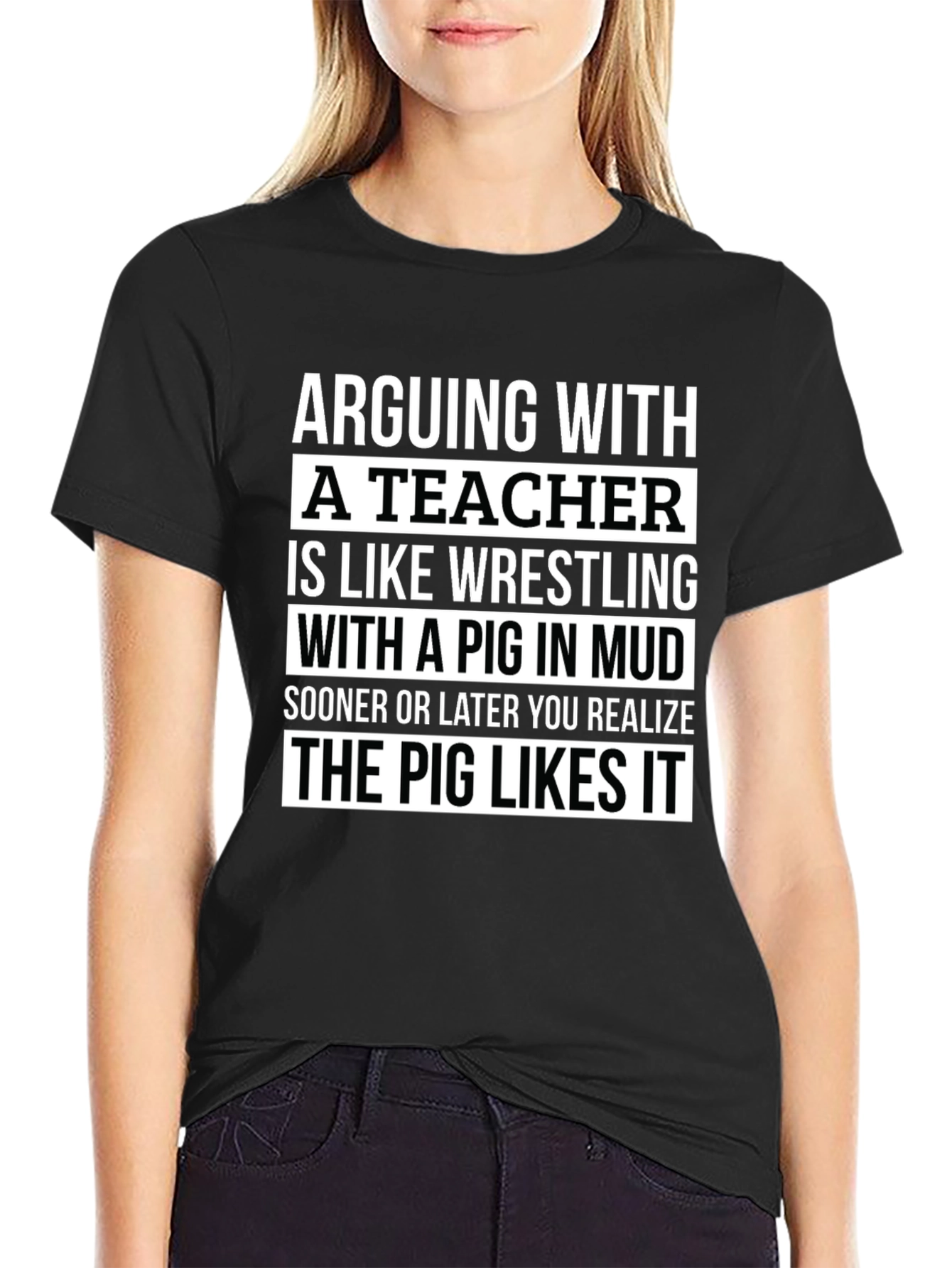 Arguing with a Teacher Funny T-Shirt