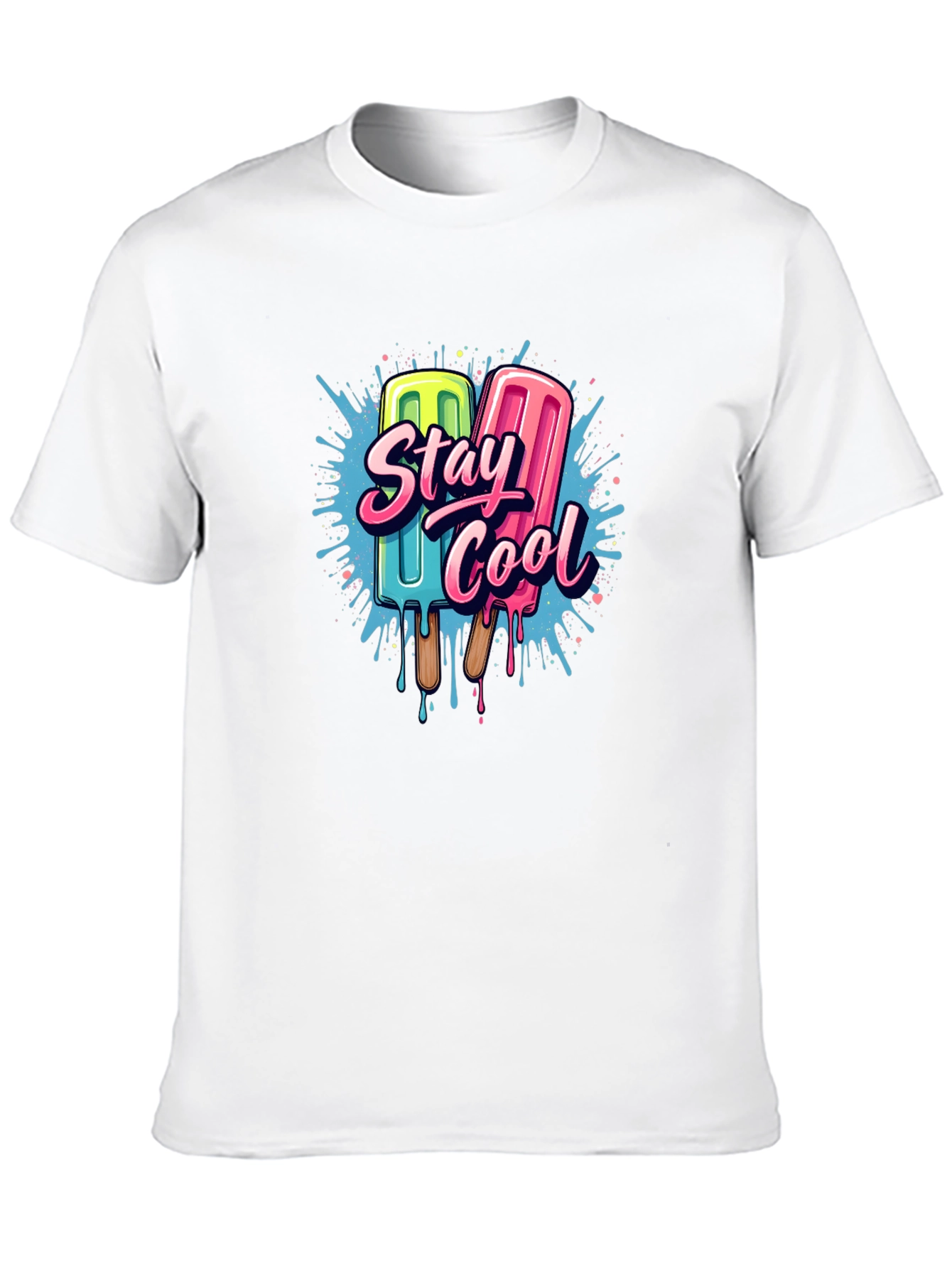 Stay Cool Popsicle Graphic T-Shirt