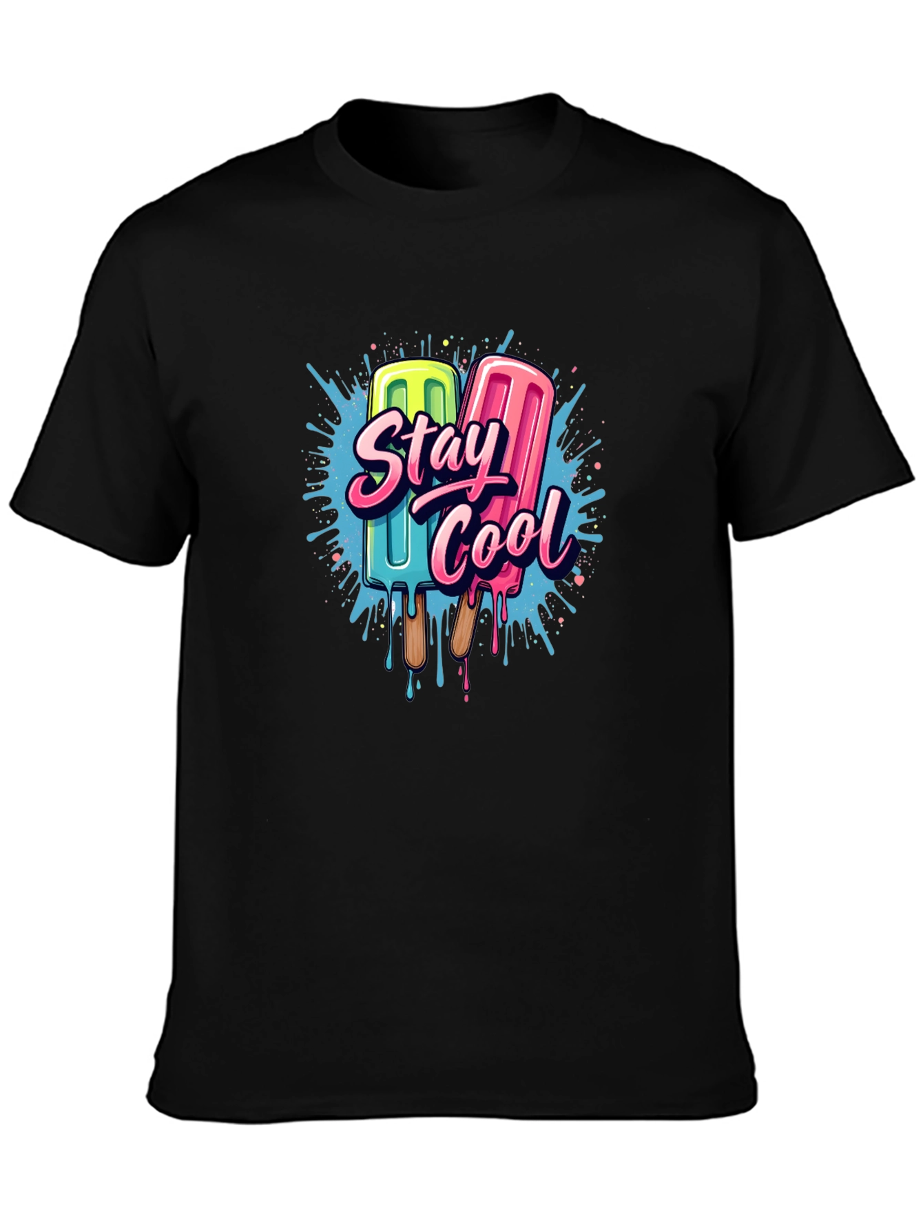 Stay Cool Popsicle Graphic T-Shirt