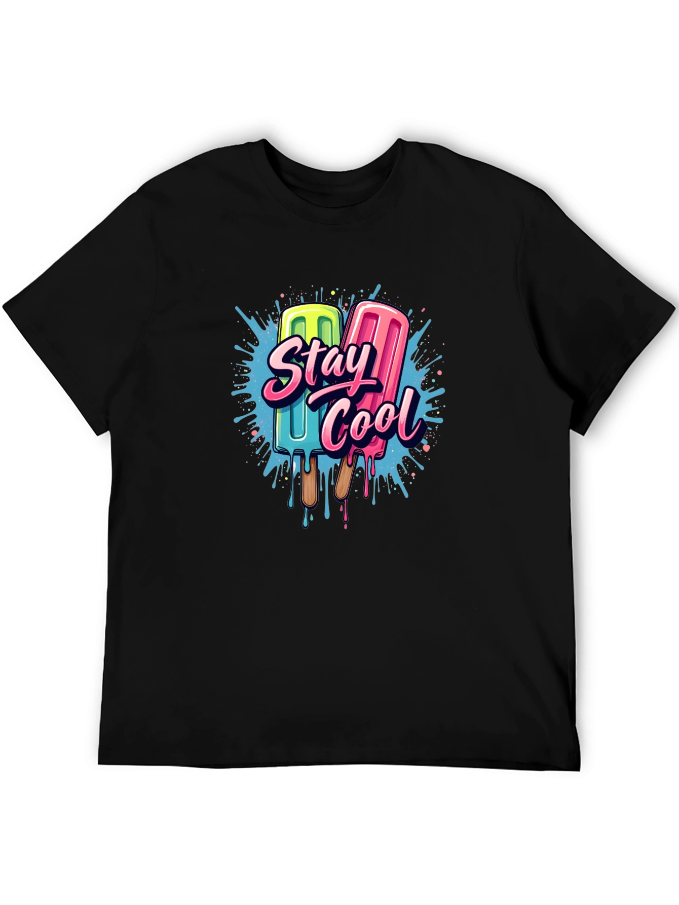 Stay Cool Popsicle Graphic T-Shirt