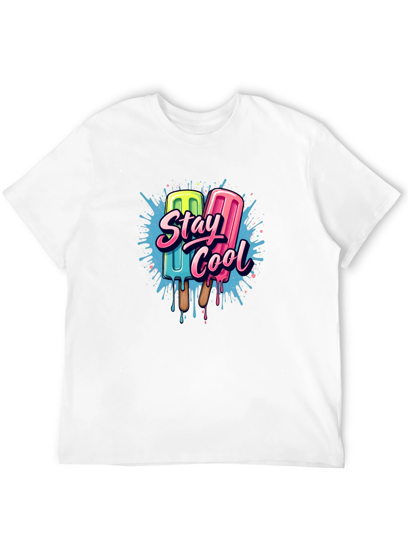 Stay Cool Popsicle Graphic T-Shirt