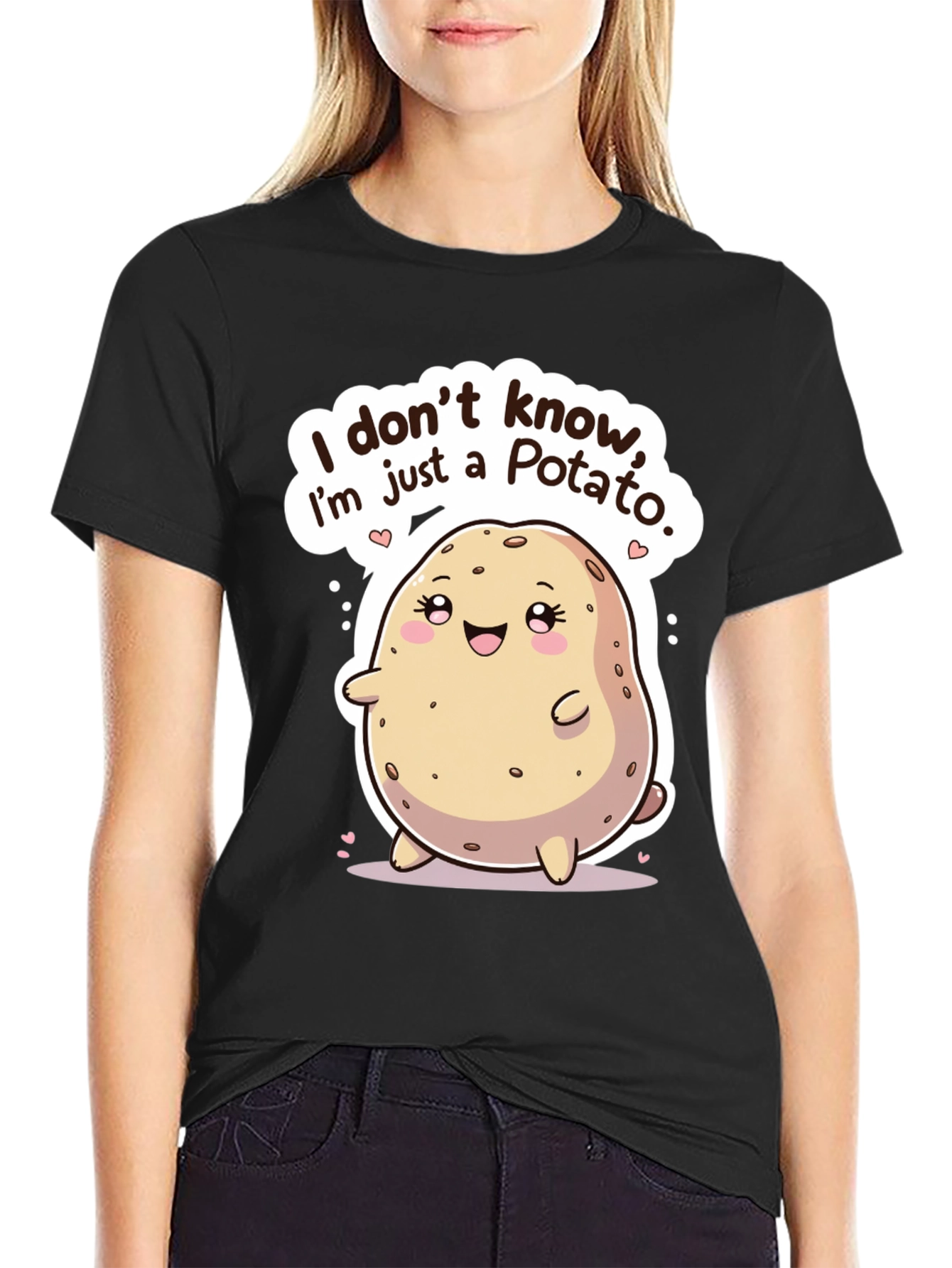 Funny Potato Graphic T-Shirt