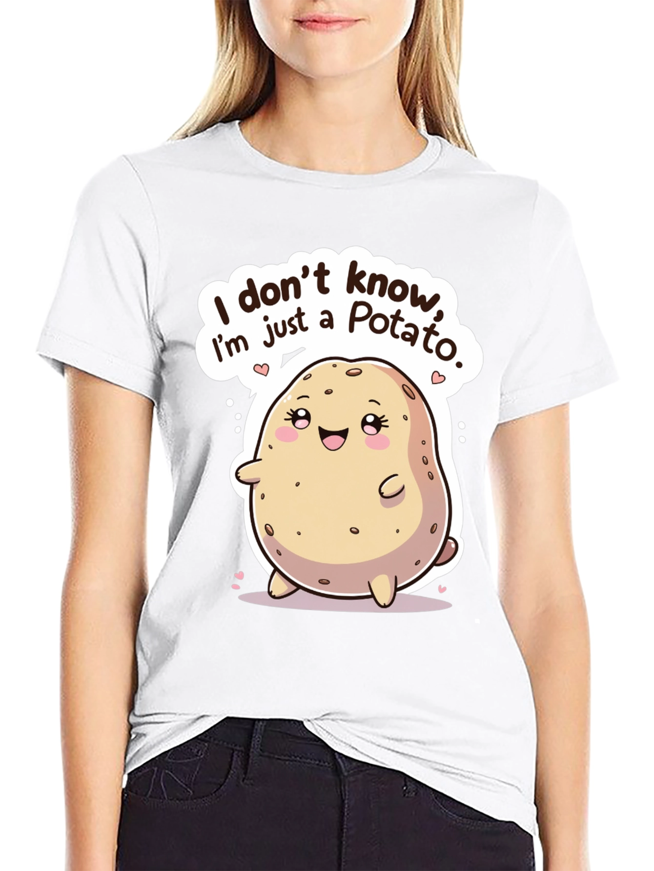 Funny Potato Graphic T-Shirt