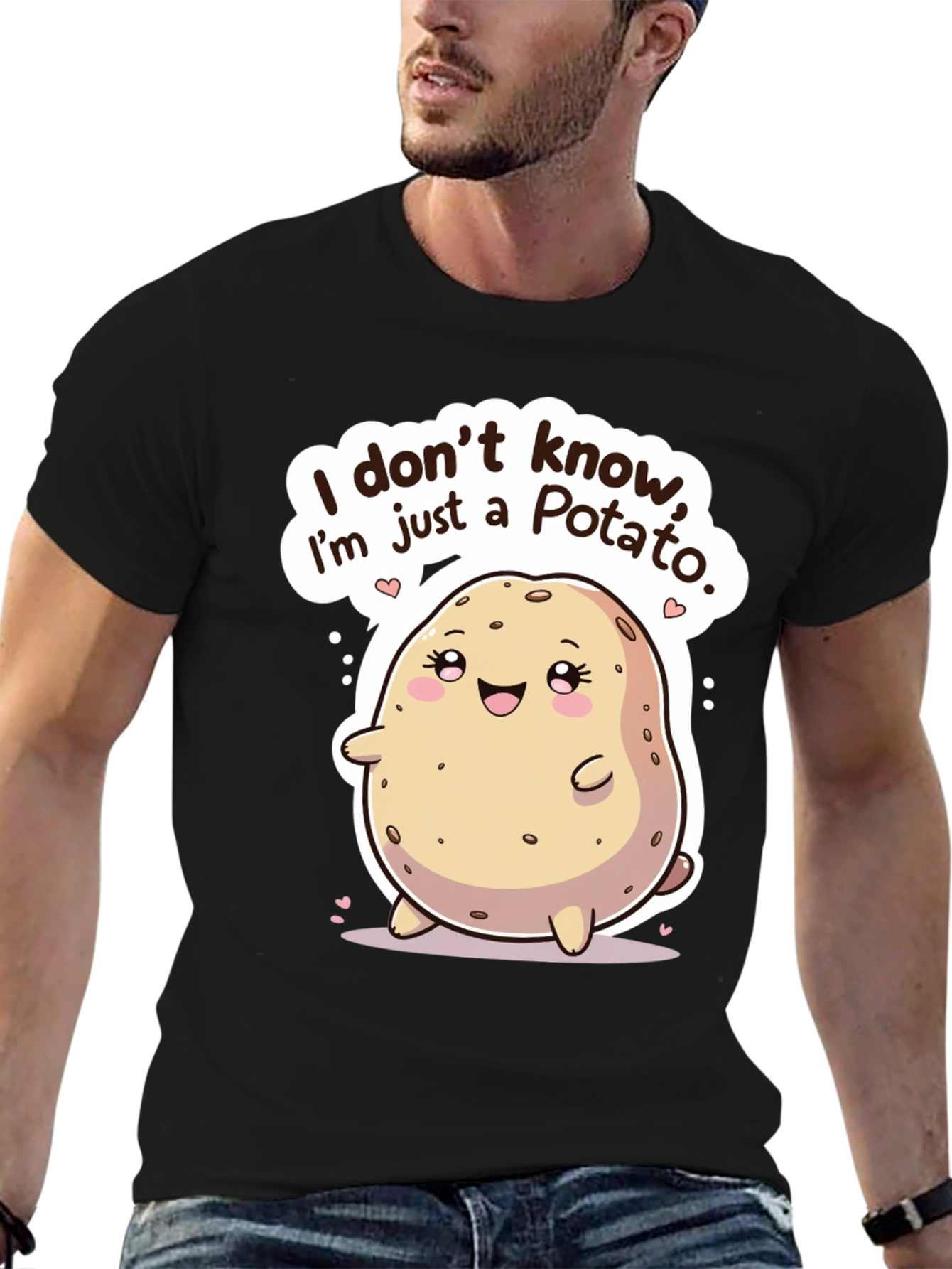 Funny Potato Graphic T-Shirt