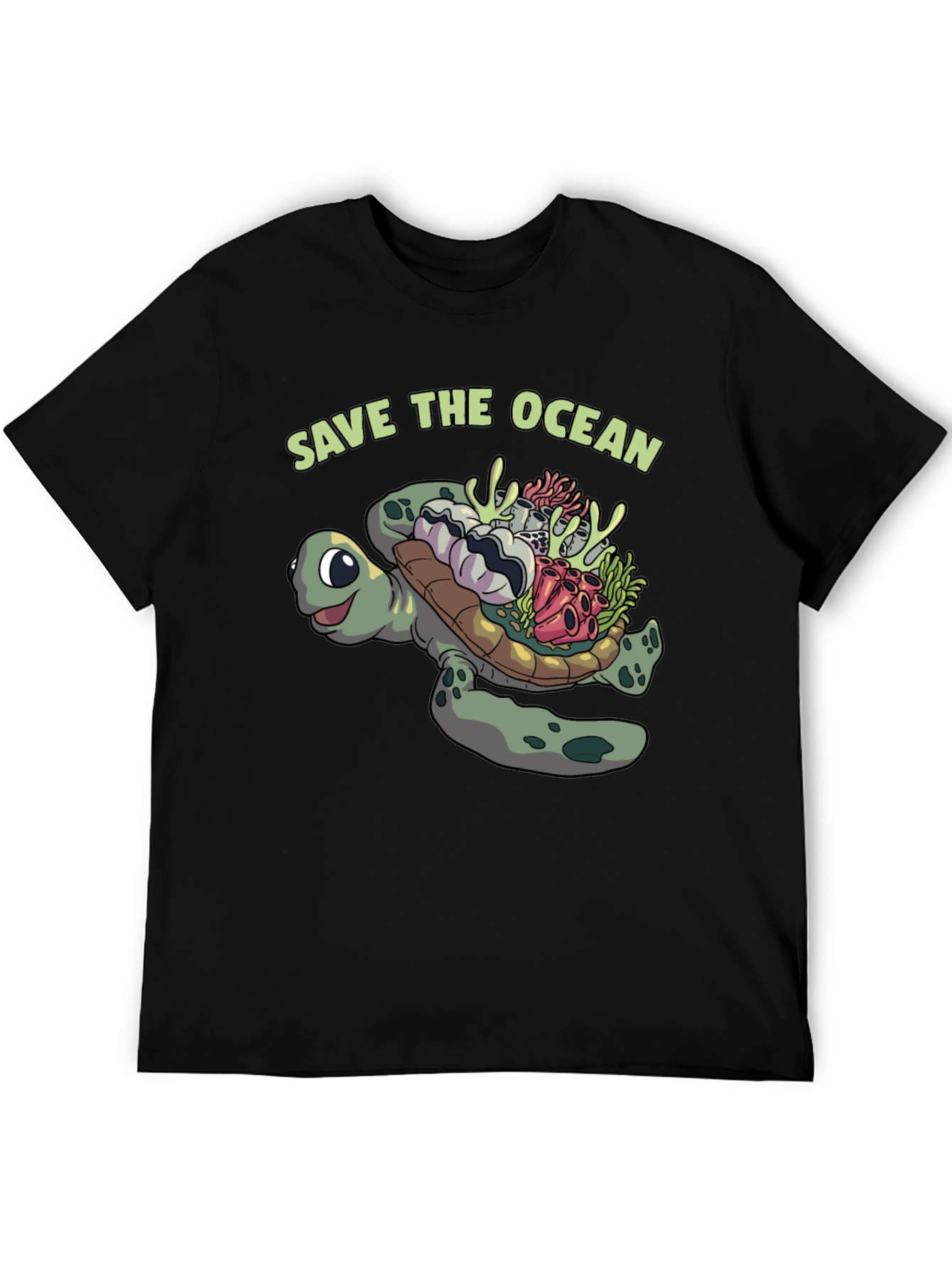 Save the Ocean Turtle Graphic Tee