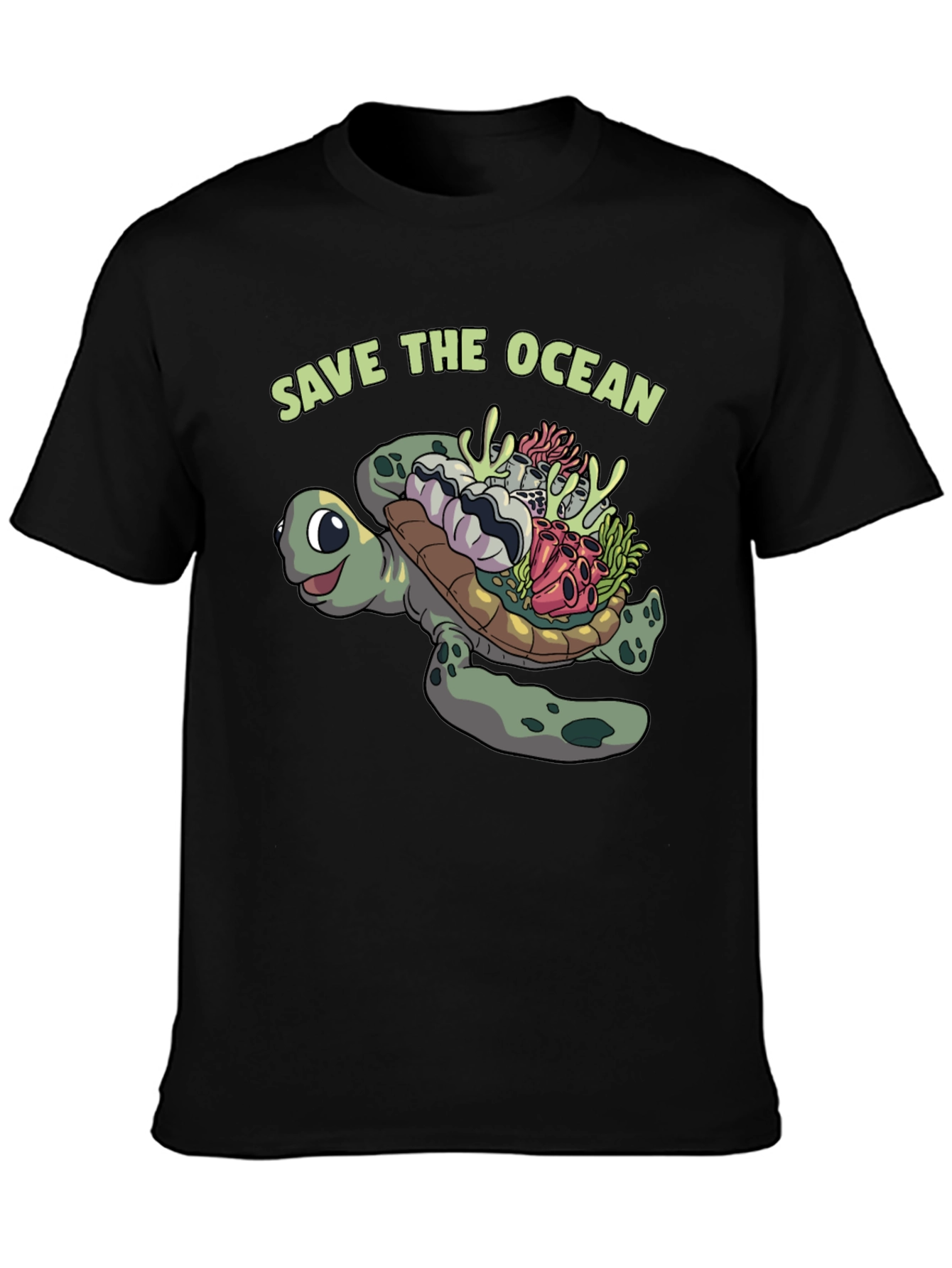 Save the Ocean Turtle Graphic Tee