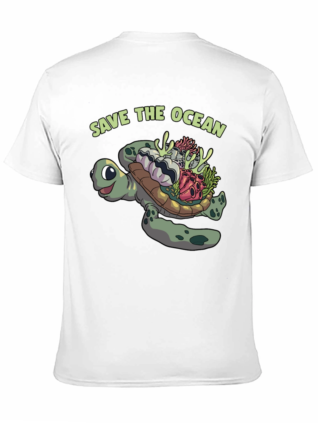 Save the Ocean Turtle Graphic Tee