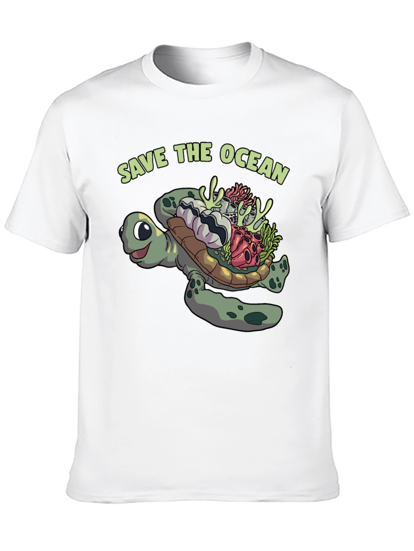 Save the Ocean Turtle Graphic Tee