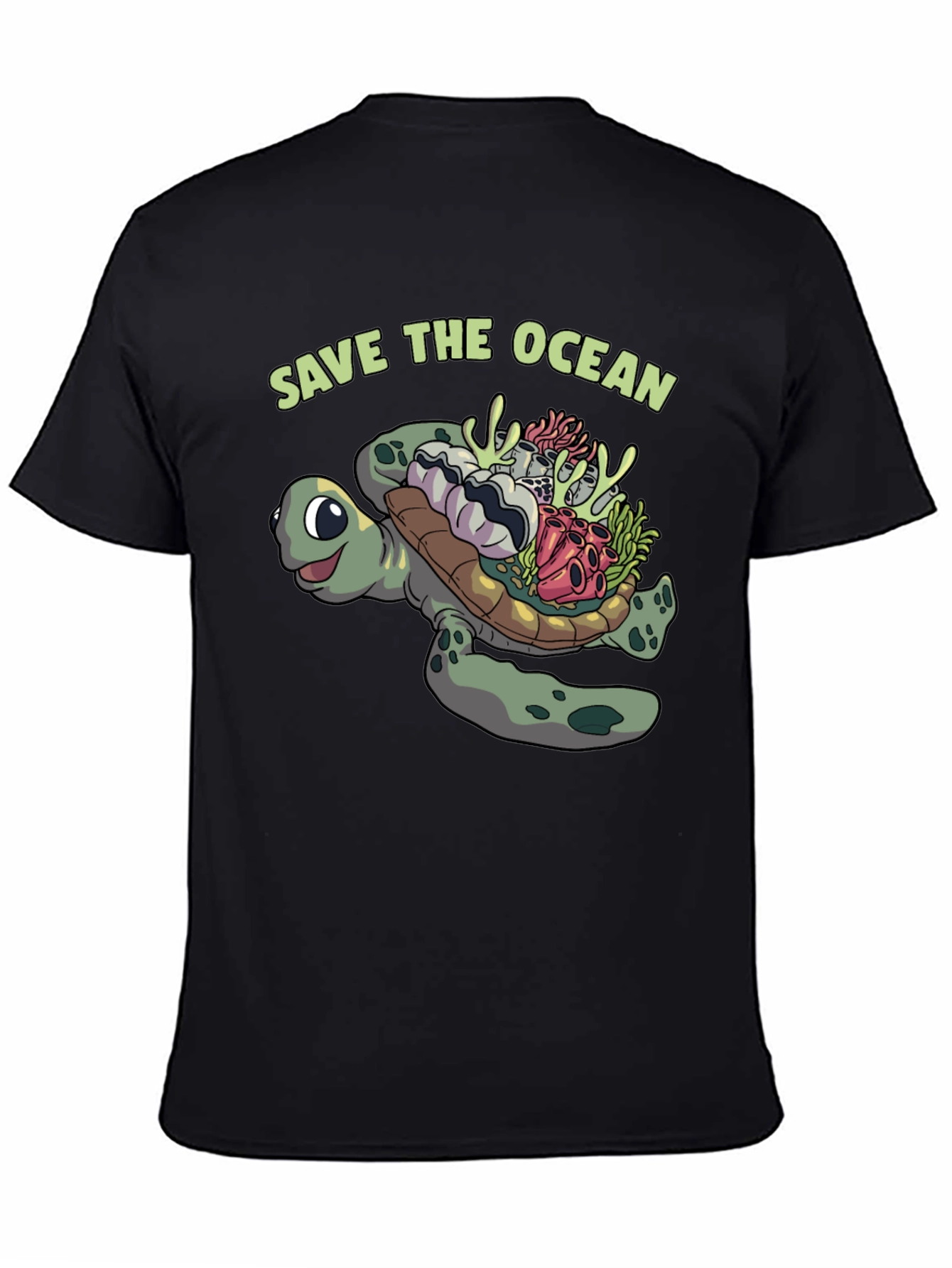 Save the Ocean Turtle Graphic Tee