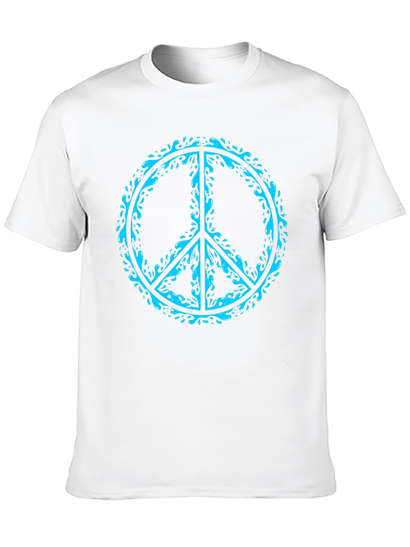 Peace Sign Graphic Tee - Stylish Black T-Shirt