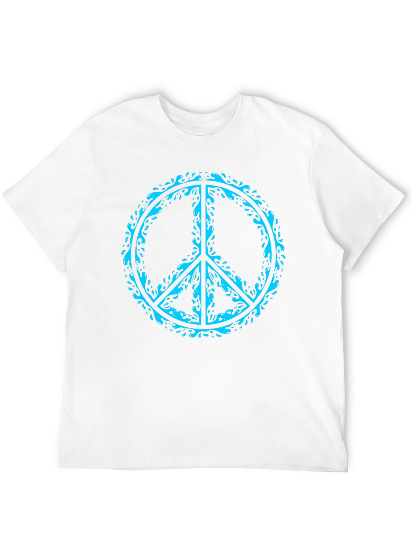 Peace Sign Graphic Tee - Stylish Black T-Shirt