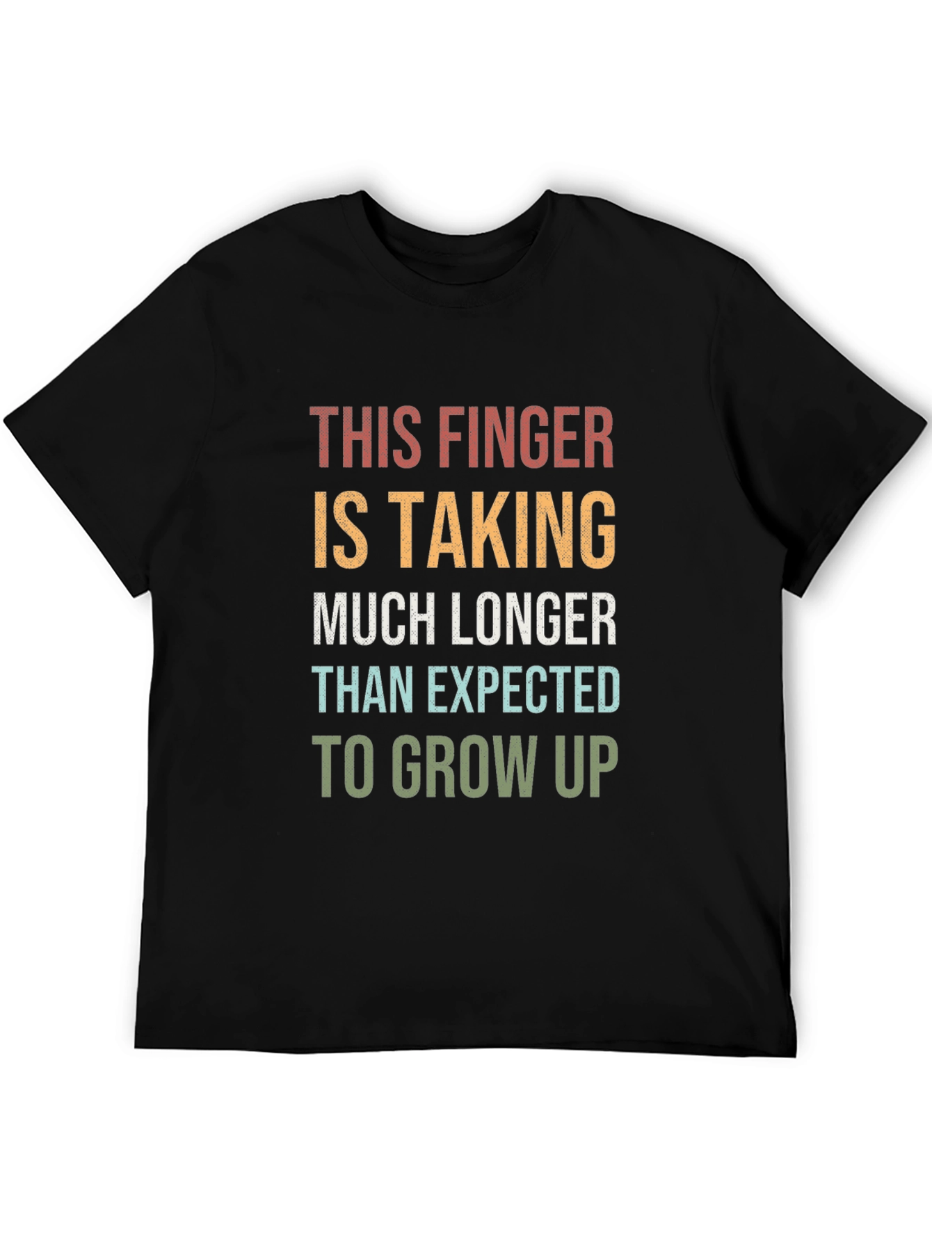 Funny This Finger T-Shirt - Quirky Statement Tee