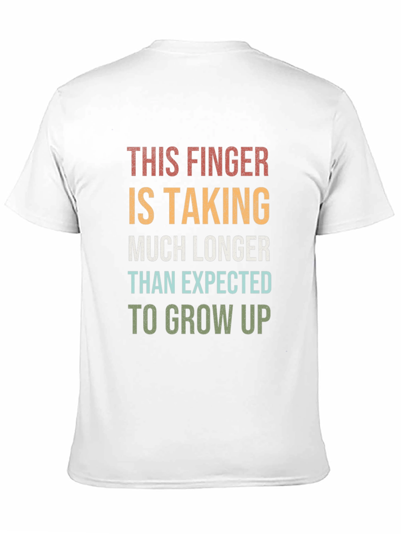 Funny This Finger T-Shirt - Quirky Statement Tee