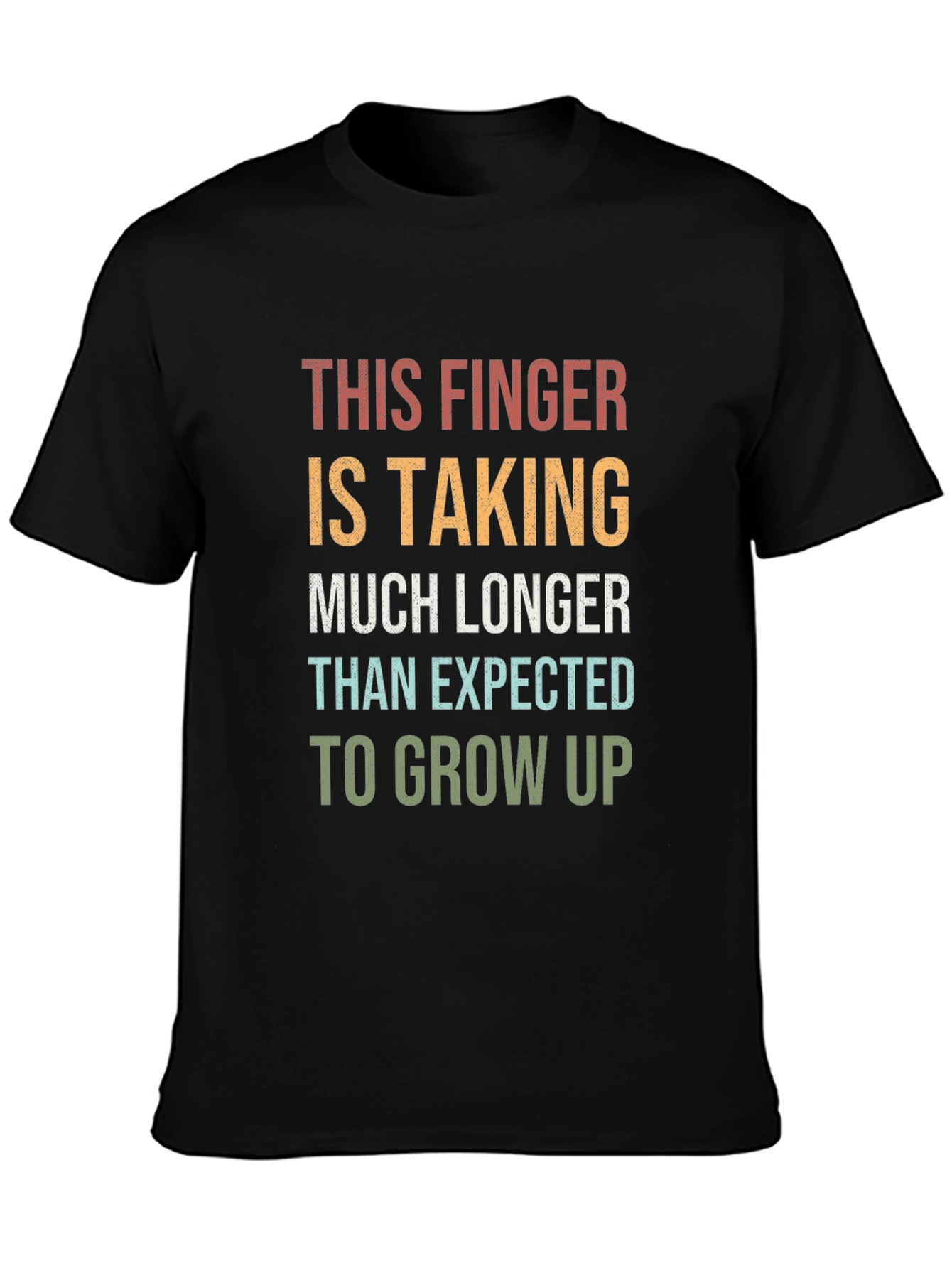 Funny This Finger T-Shirt - Quirky Statement Tee