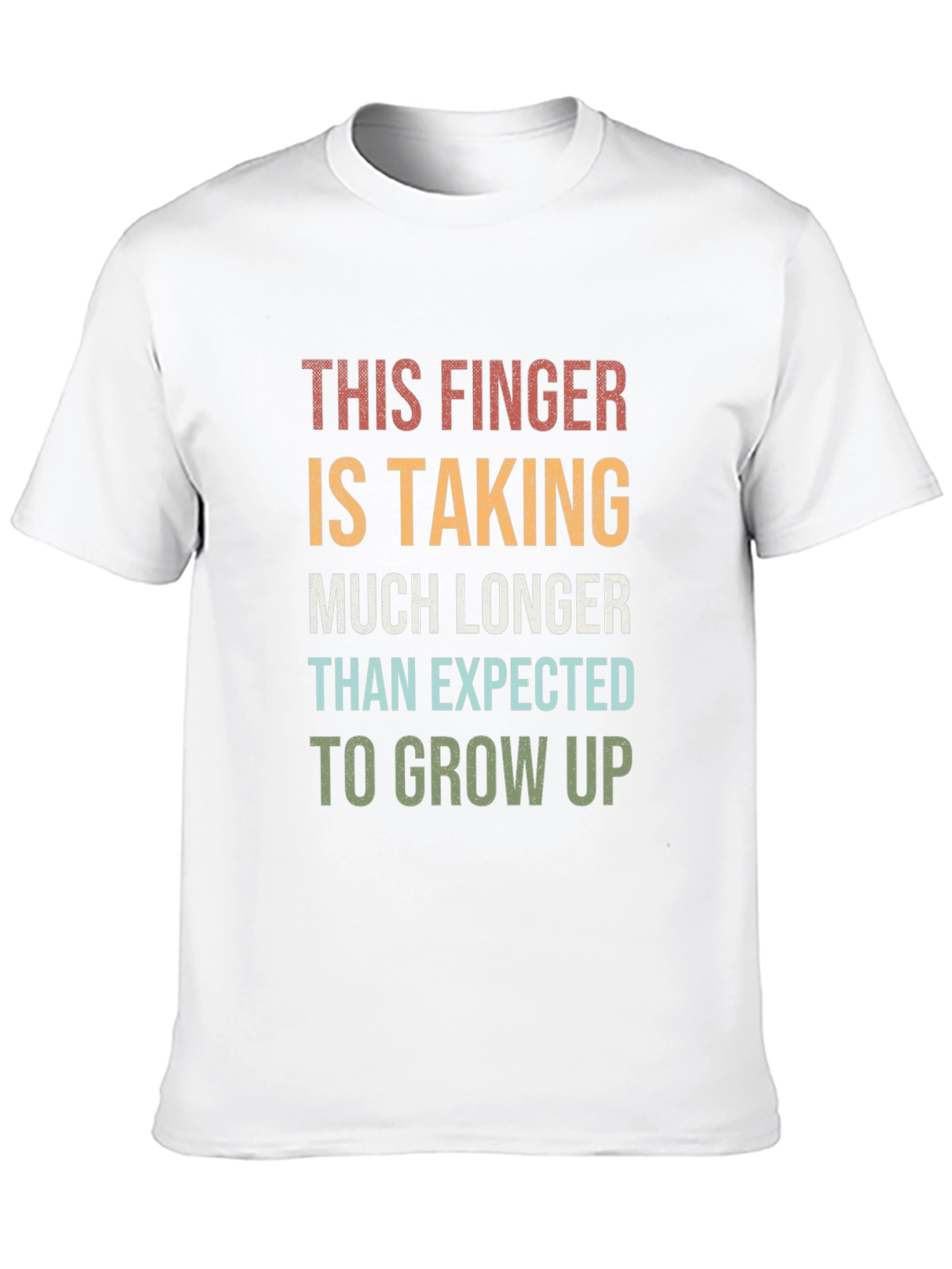 Funny This Finger T-Shirt - Quirky Statement Tee
