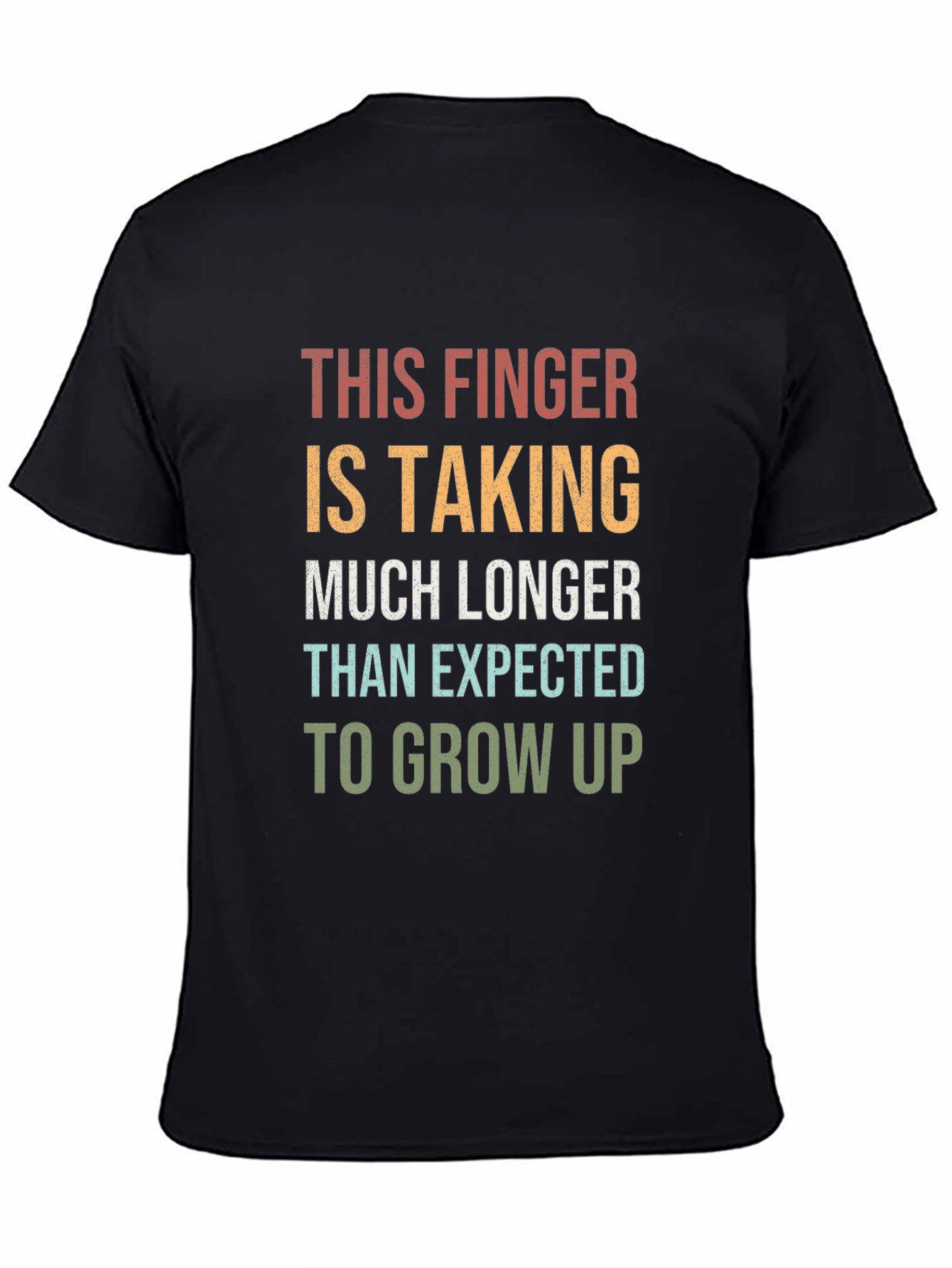 Funny This Finger T-Shirt - Quirky Statement Tee