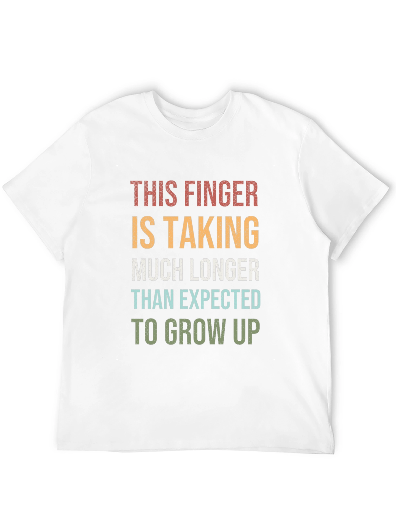 Funny This Finger T-Shirt - Quirky Statement Tee