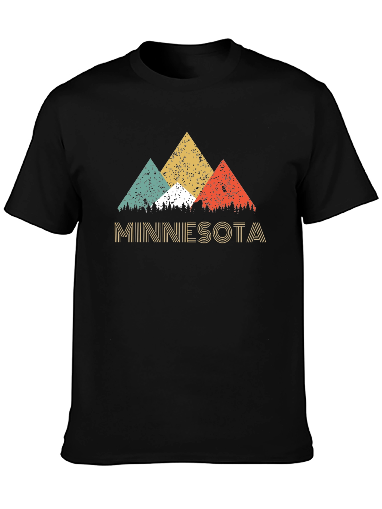 Minnesota Retro Mountains Graphic T-Shirt