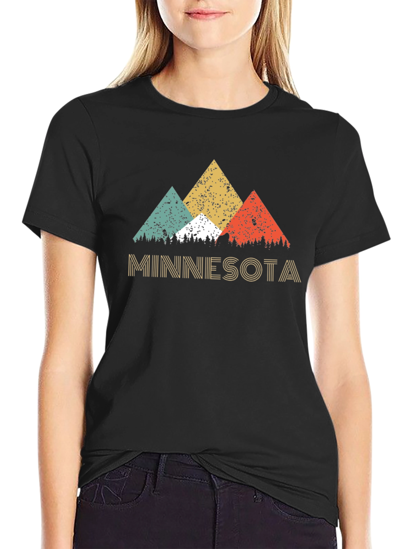 Minnesota Retro Mountains Graphic T-Shirt