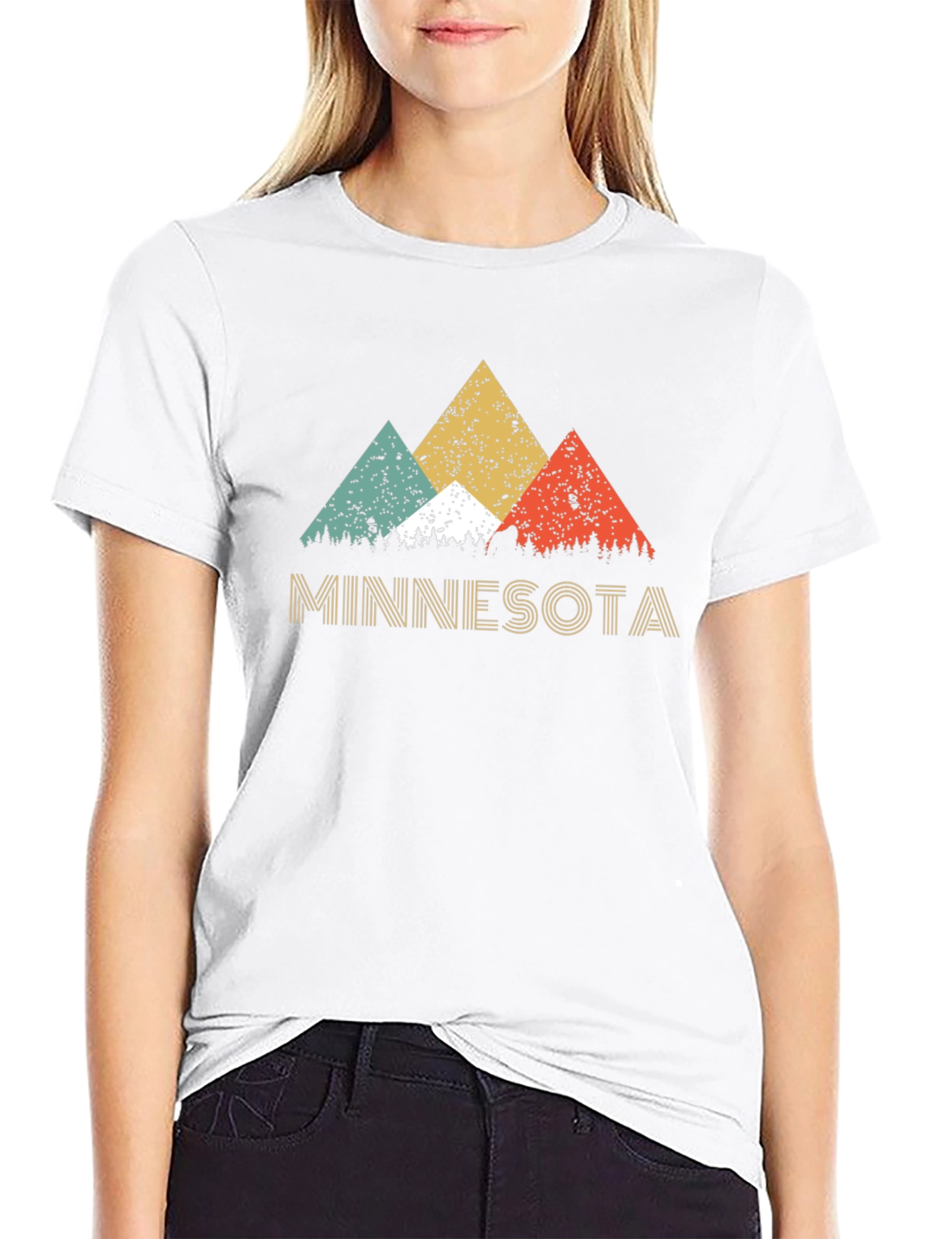 Minnesota Retro Mountains Graphic T-Shirt