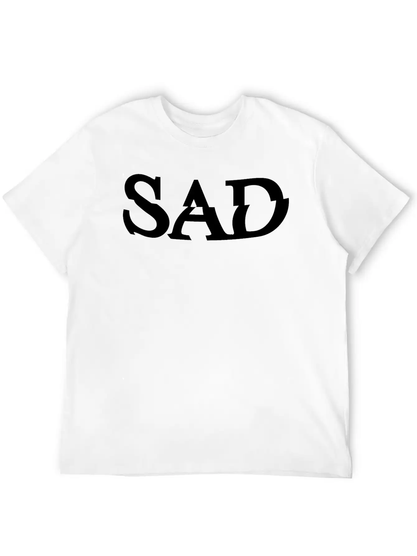 Sad Unisex Casual T-Shirt – Clean Design For Daily Comfort