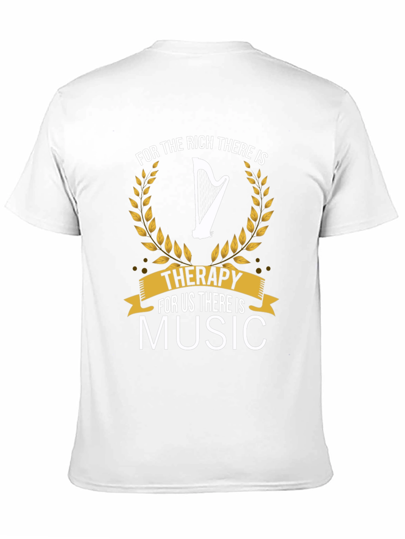 Music Therapy T-Shirt | Harp Graphic Tee