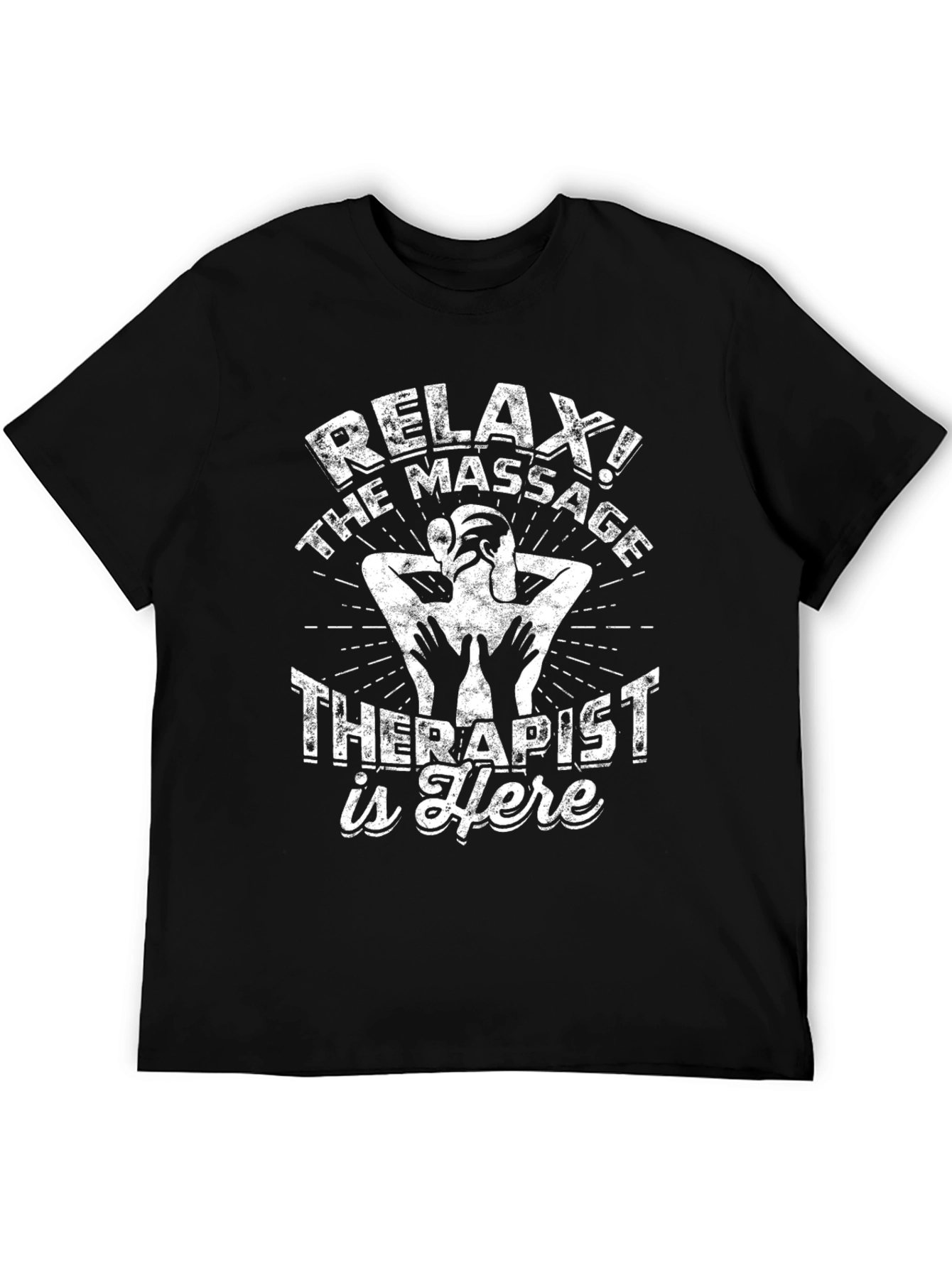 Relax Massage Therapist Tee - Black