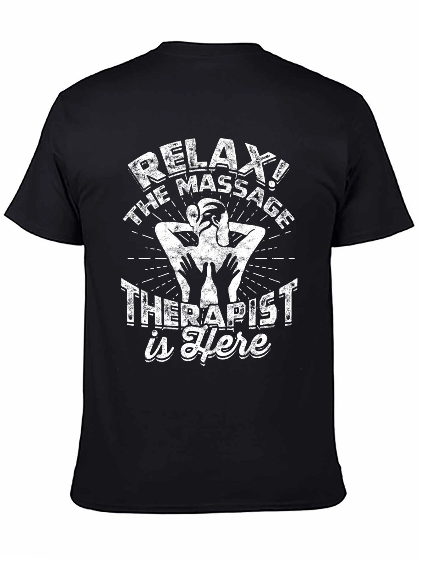 Relax Massage Therapist Tee - Black