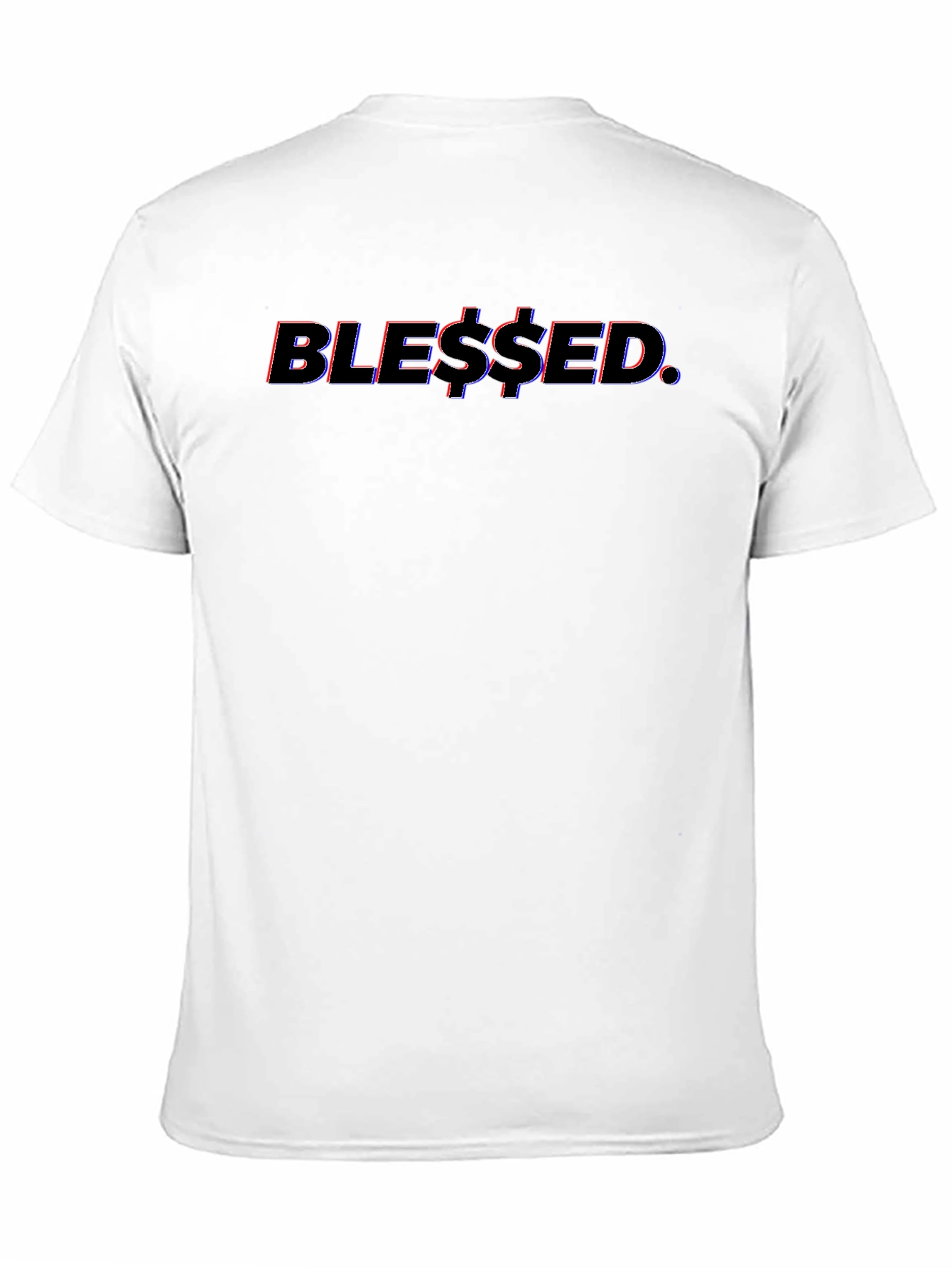 Blessed Graphic Tee - Stylish Black Cotton T-Shirt