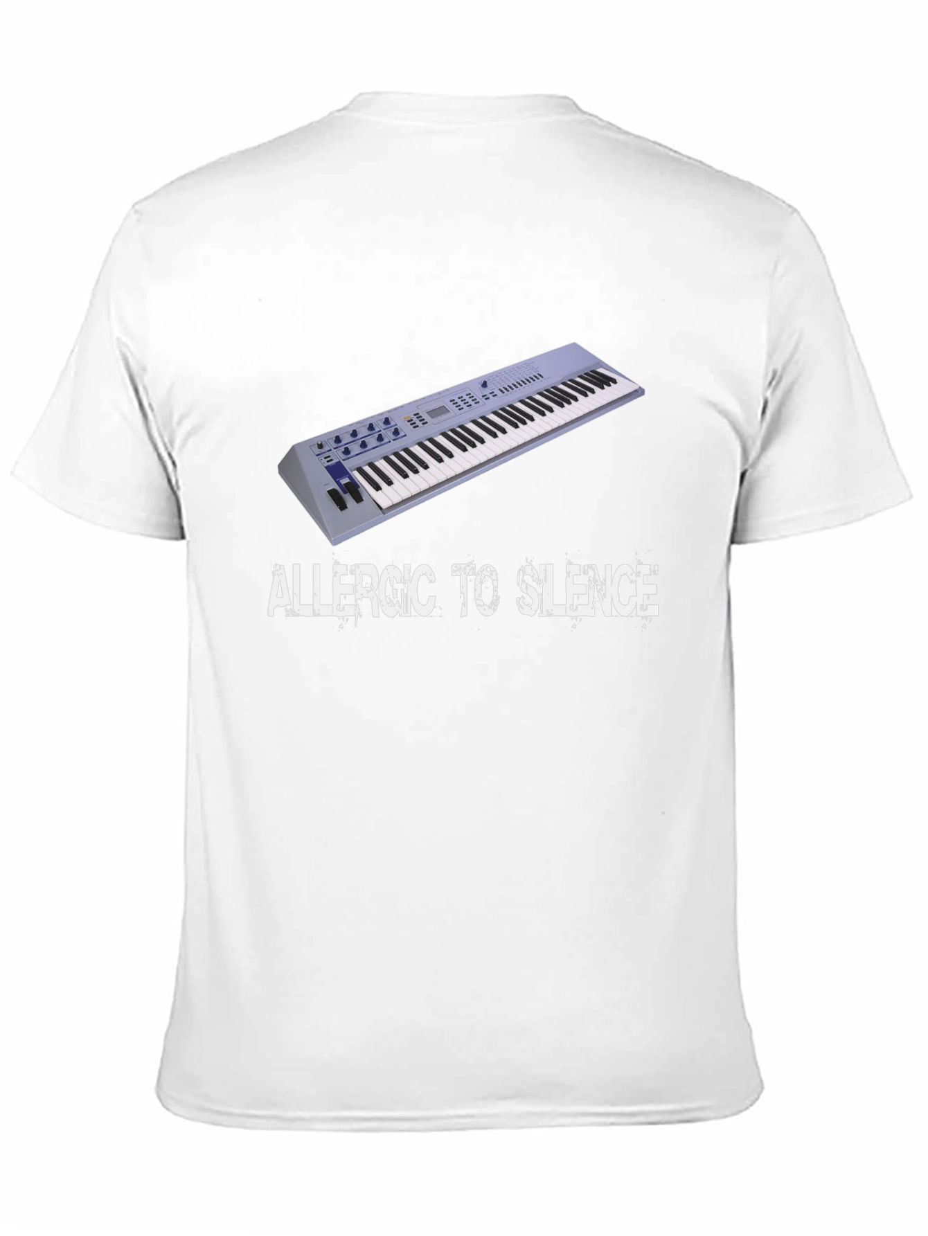 Allergic to Silence Black T-Shirt