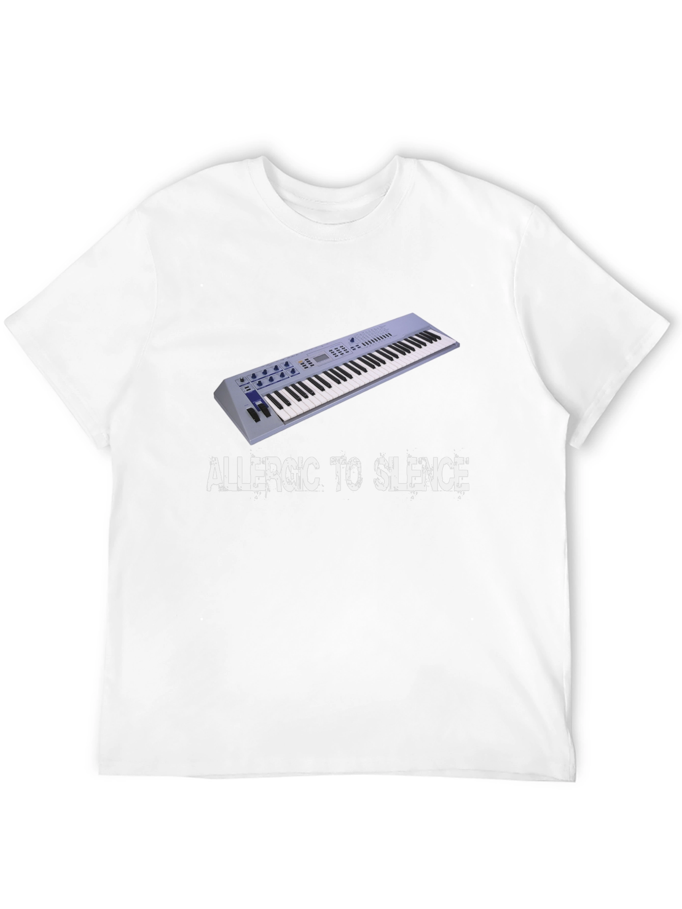 Allergic to Silence Black T-Shirt