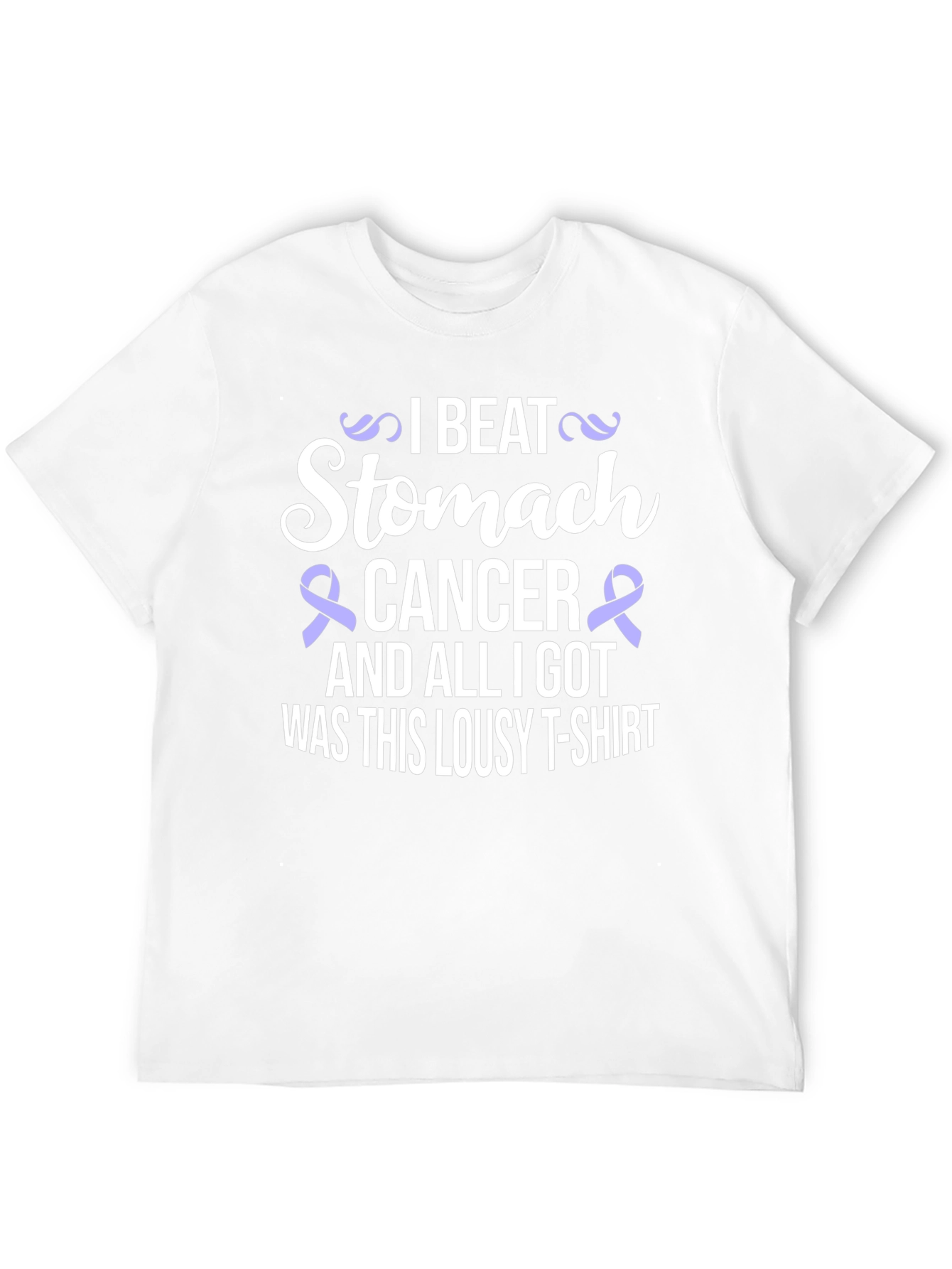 Stomach Cancer Awareness T-Shirt - I Beat Cancer