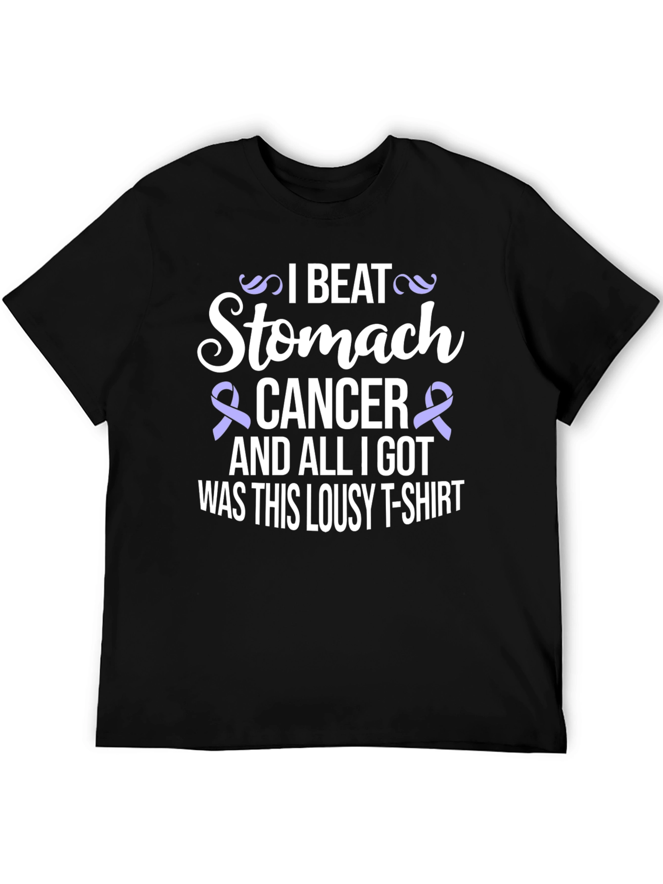 Stomach Cancer Awareness T-Shirt - I Beat Cancer
